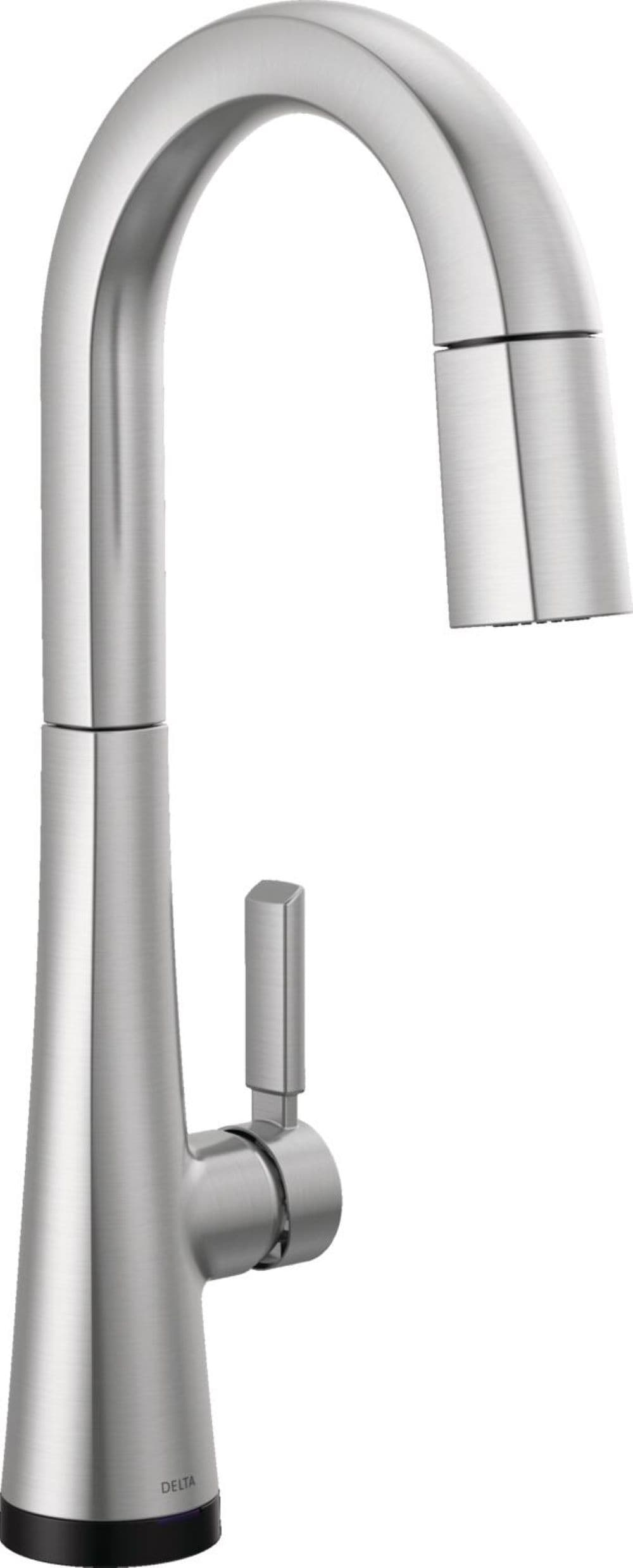 Delta 9991TL-AR-PR-DST Monrovia Lumicoat Arctic Stainless Single Handle Deck-mount Touchless Pull-down Kitchen Faucet with Sprayer