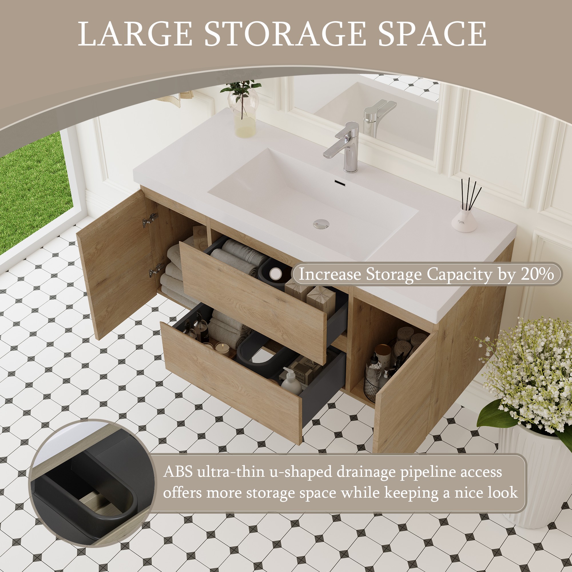 Iseryn YSG27023P15 Bath-Vanity-Combo - View #3