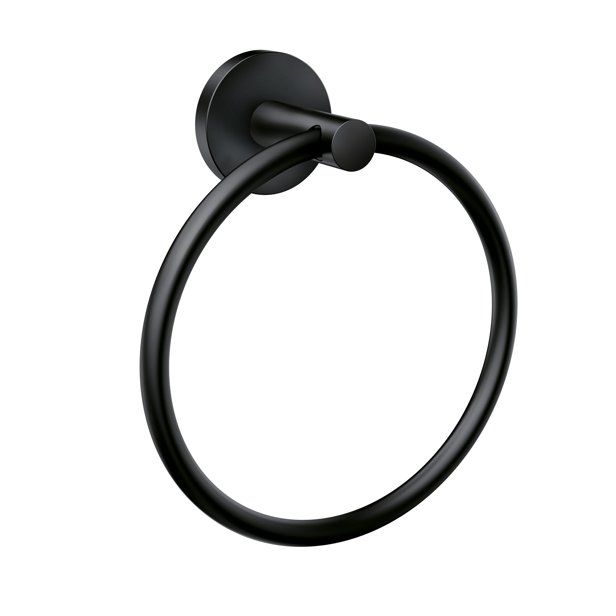 Moen Y5785BL Matte Black Wall mount Single Towel Ring