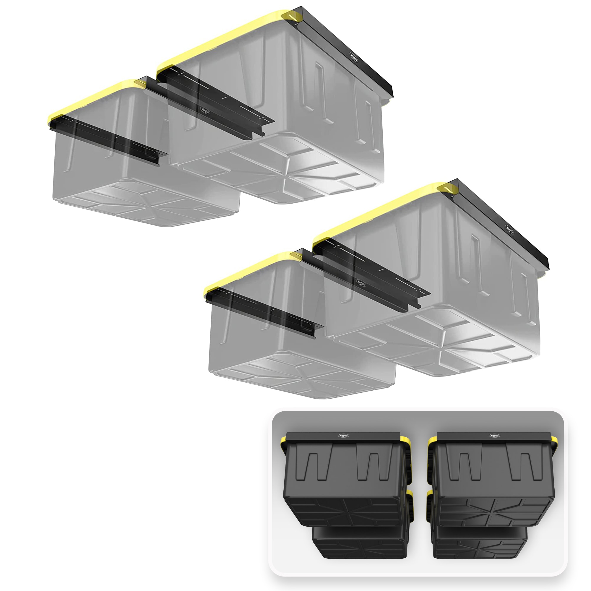 E-Z Storage Overhead Garage Ceiling Mounted Storage Rack for Tote Containers,  1 Piece - Kroger