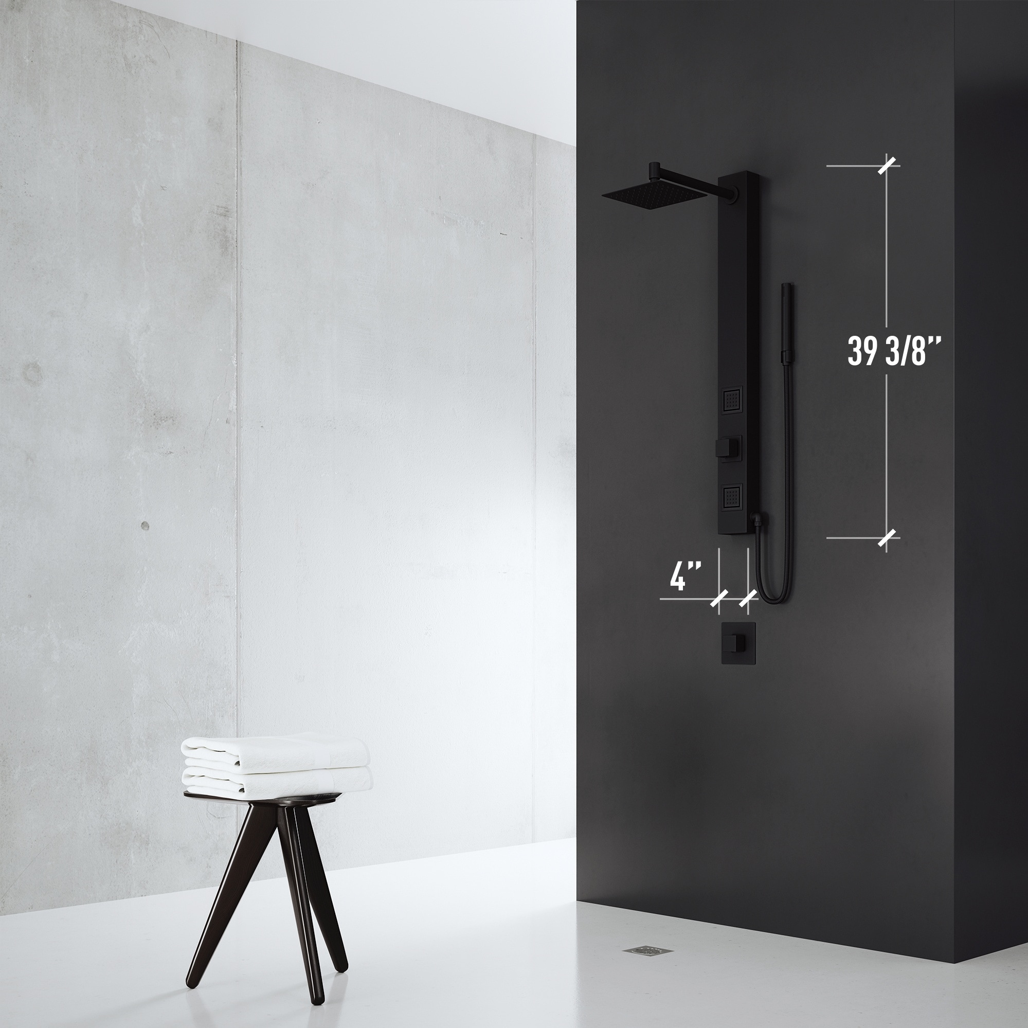 VIGO VG08014MB Fixed-Showerhead - View #3