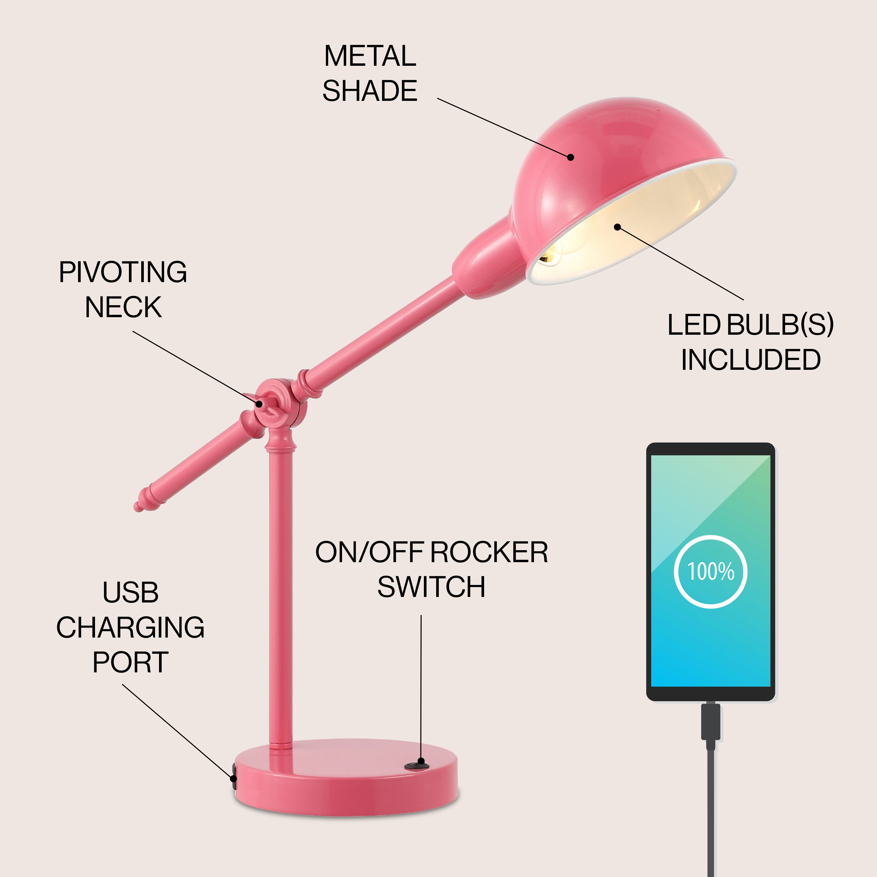 JONATHAN  Y JYL7123D Table-Lamps - View #3
