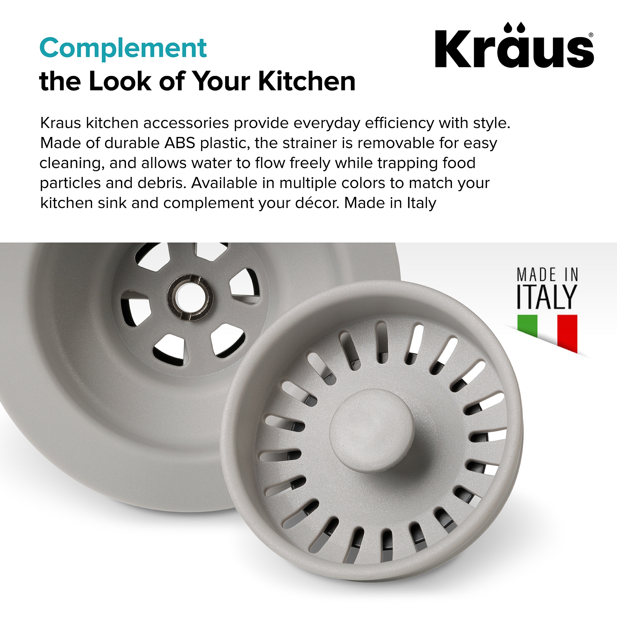 Kraus PST1-GR Kitchen-Sink-Strainers - View #3
