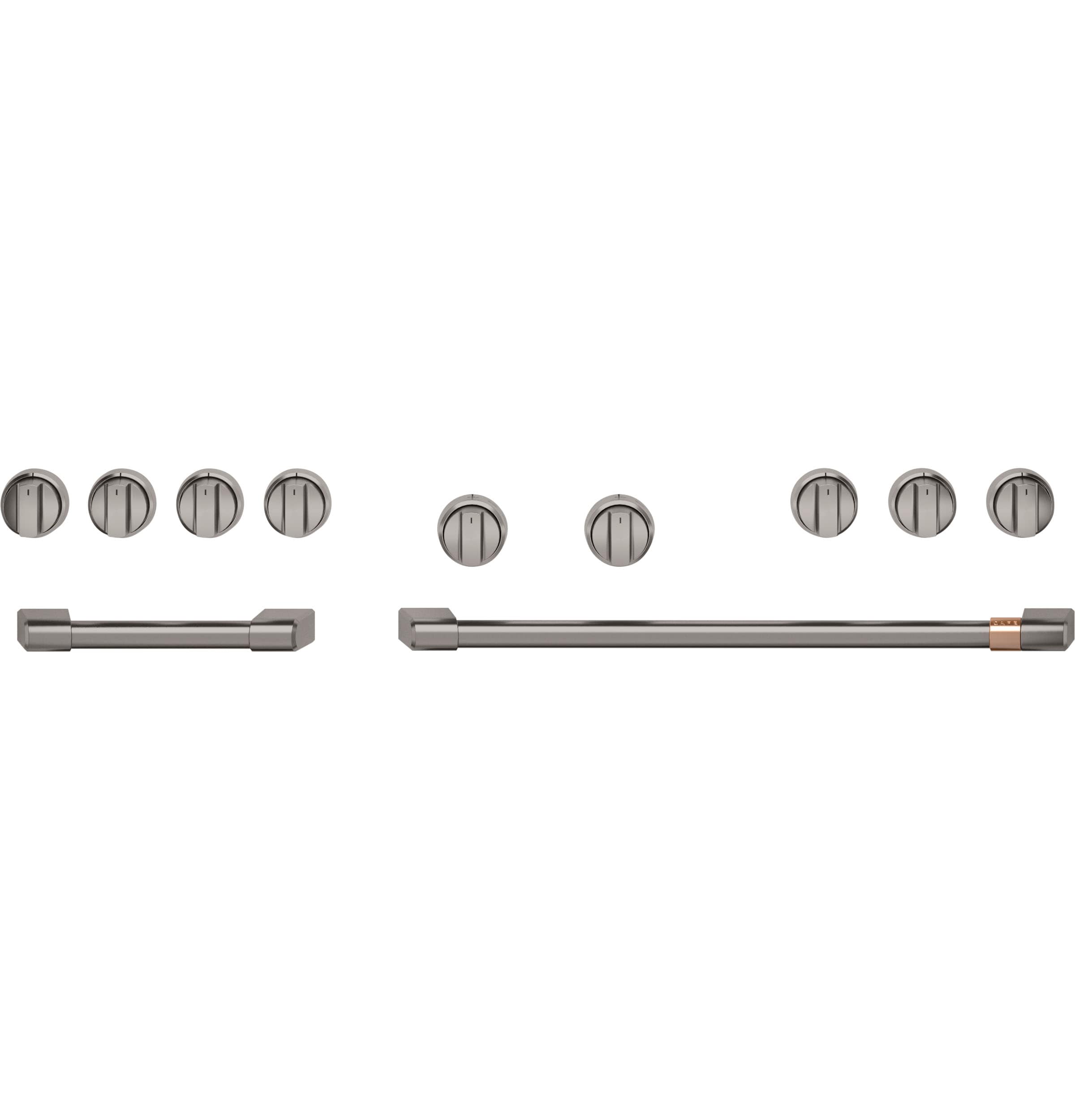 Cafe CXPR8HKPTBT 48-in Gas range Handle and knob kit ( Brushed Black )