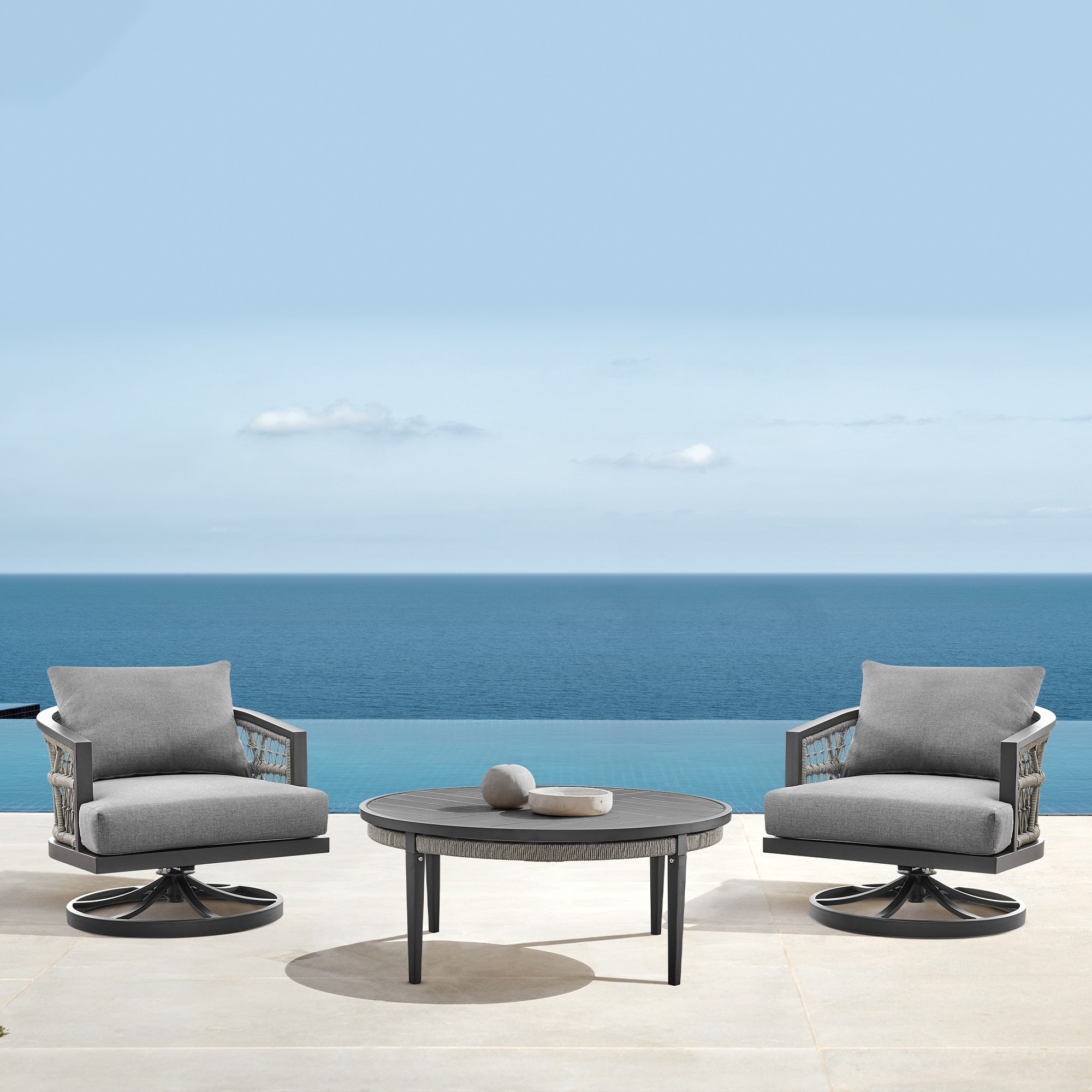 Armen Living SETODZE3GRY Patio-Conversation-Sets - View #12