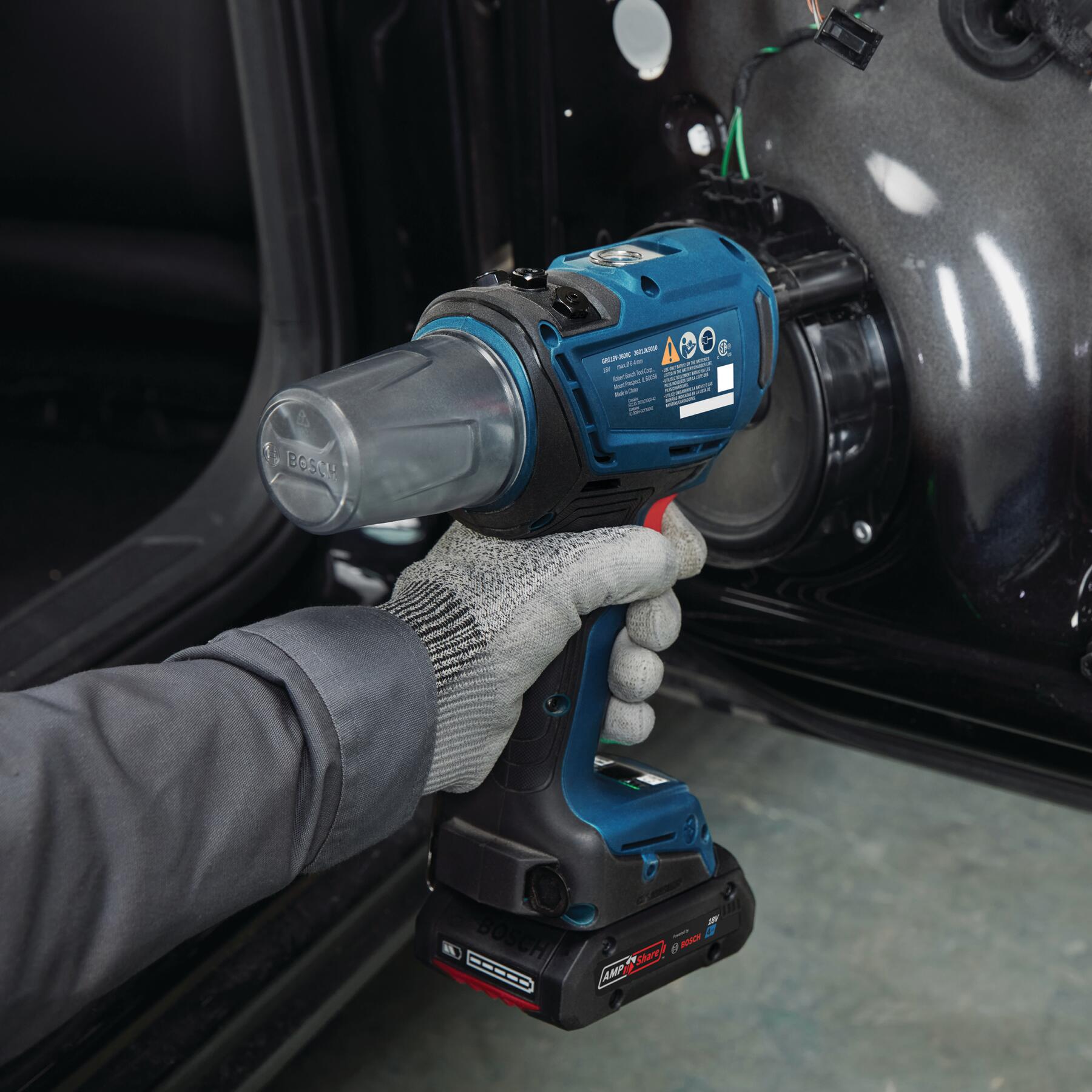 Bosch 18V Brushless Connected Rivet Tool Bare Tool in the