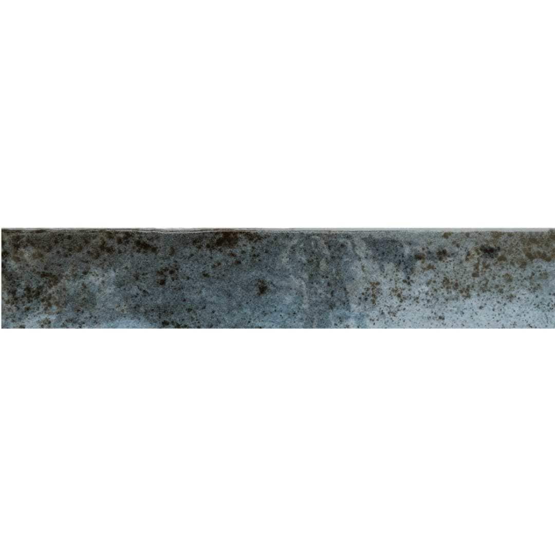Ibiza 2" x 10" Blue Glossy Ceramic Subway Tile