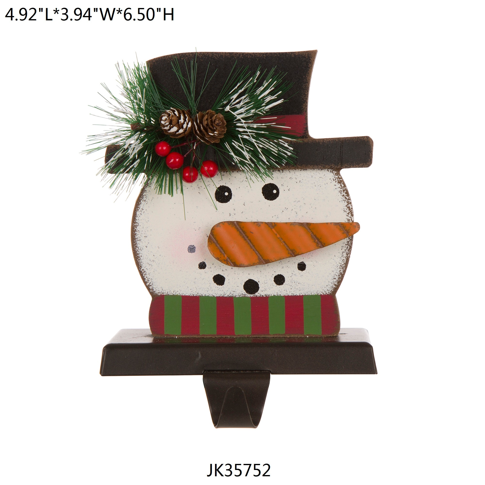 Glitzhome GH1124004095 Decorative Metal Stocking holder