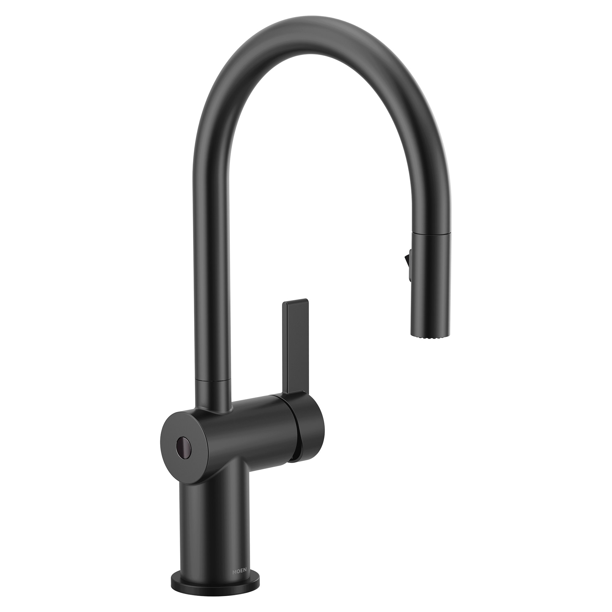 Moen 7622EWBL Matte Black Single Handle Deck-mount Kitchen Faucet ( Deck Plate Included )