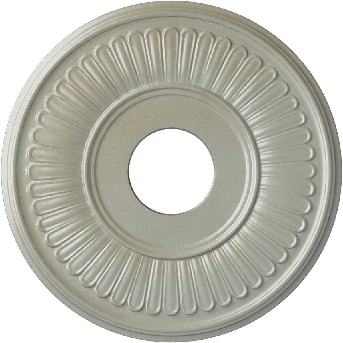 Ekena Millwork CM15BEFCS Berkshire 15.75-in W x 15.75-in L Painted Flash Copper Polyurethane Whole Ceiling Medallion