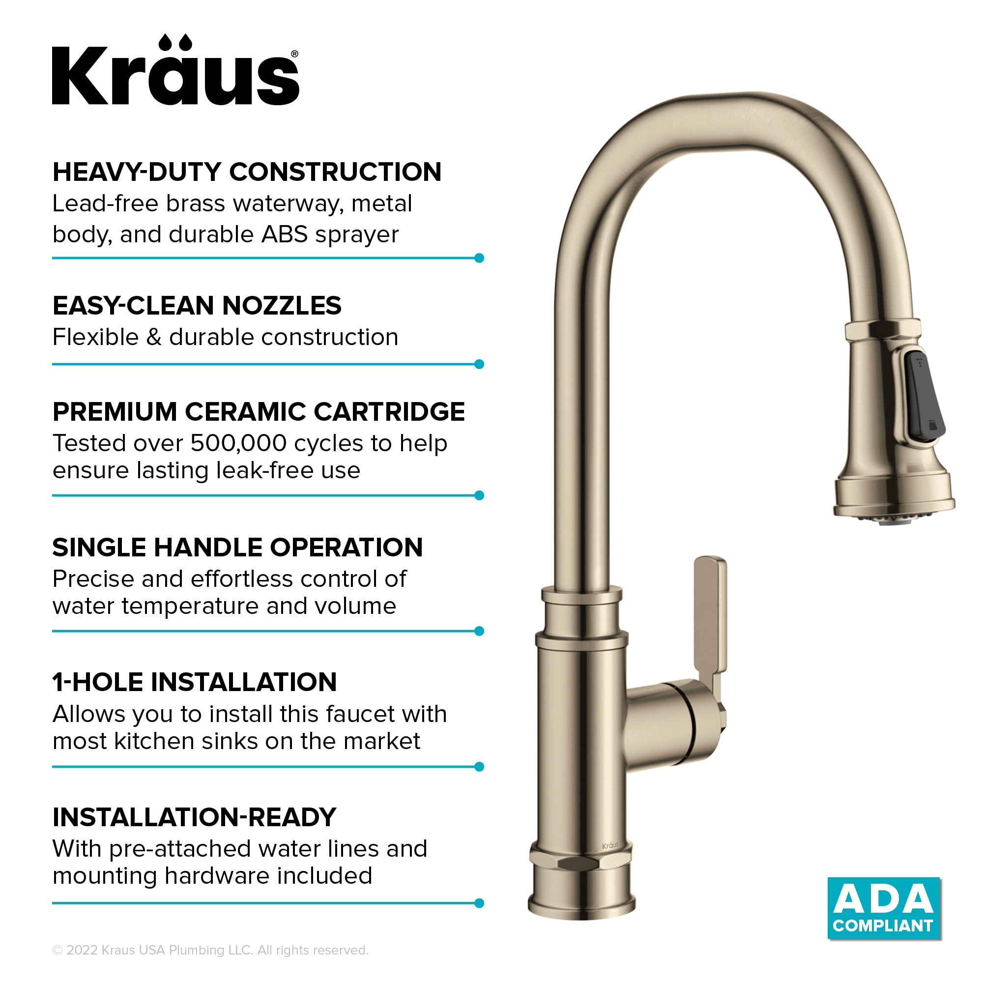 Kraus KPF-4101SFACB Kitchen-Faucets - View #13