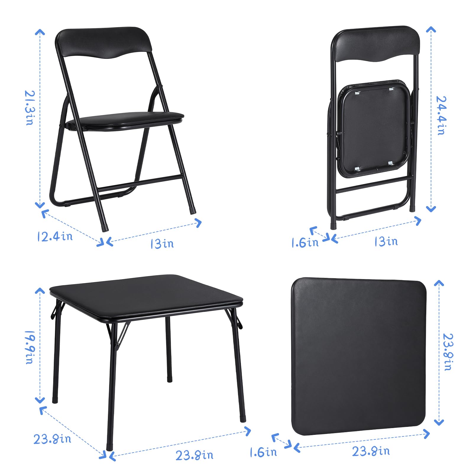 Qeetex SUN-PHO-33YWD3PR Folding-Furniture-Sets - View #3