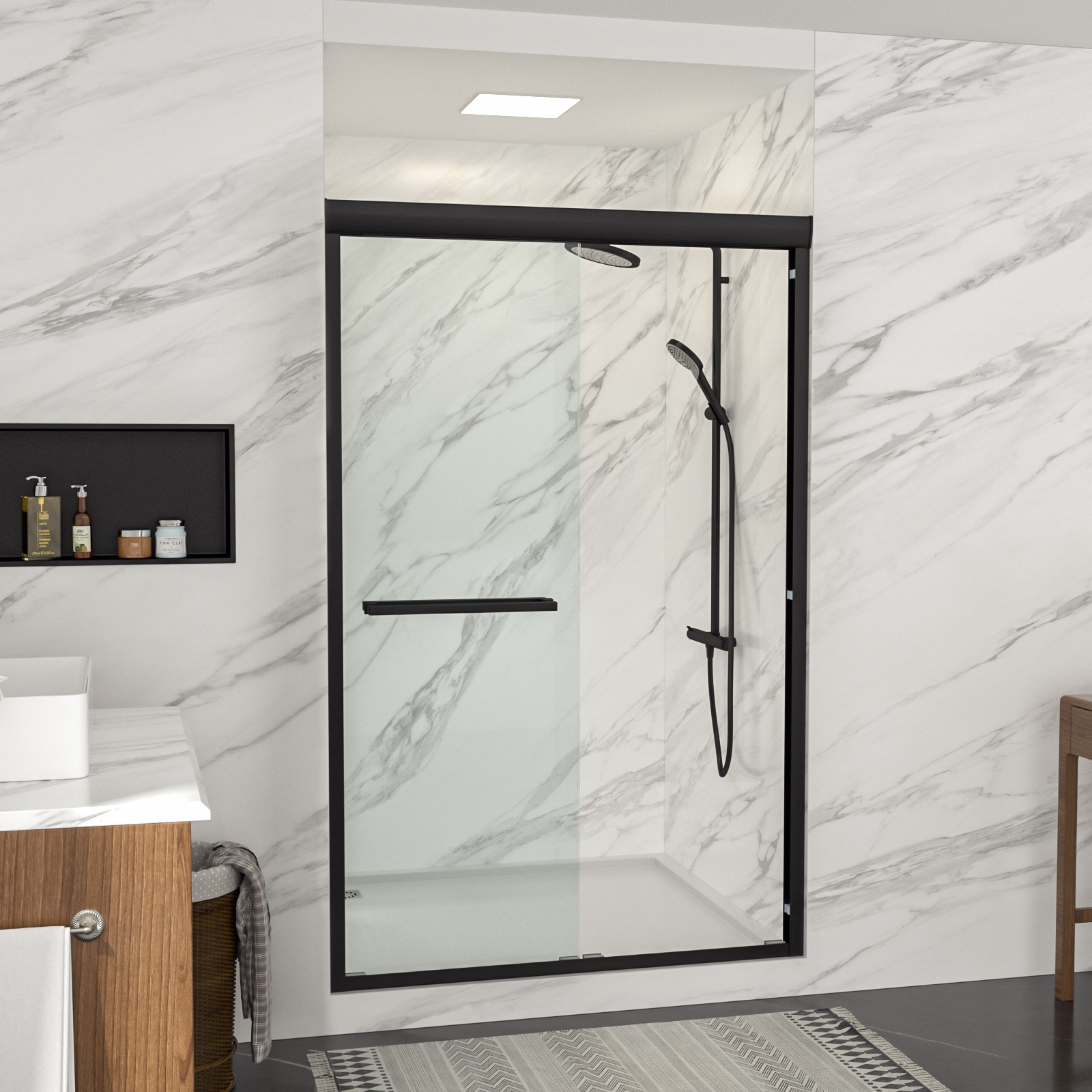 Lordear HRD-LD-6A22-48MB Shower-Doors - View #4