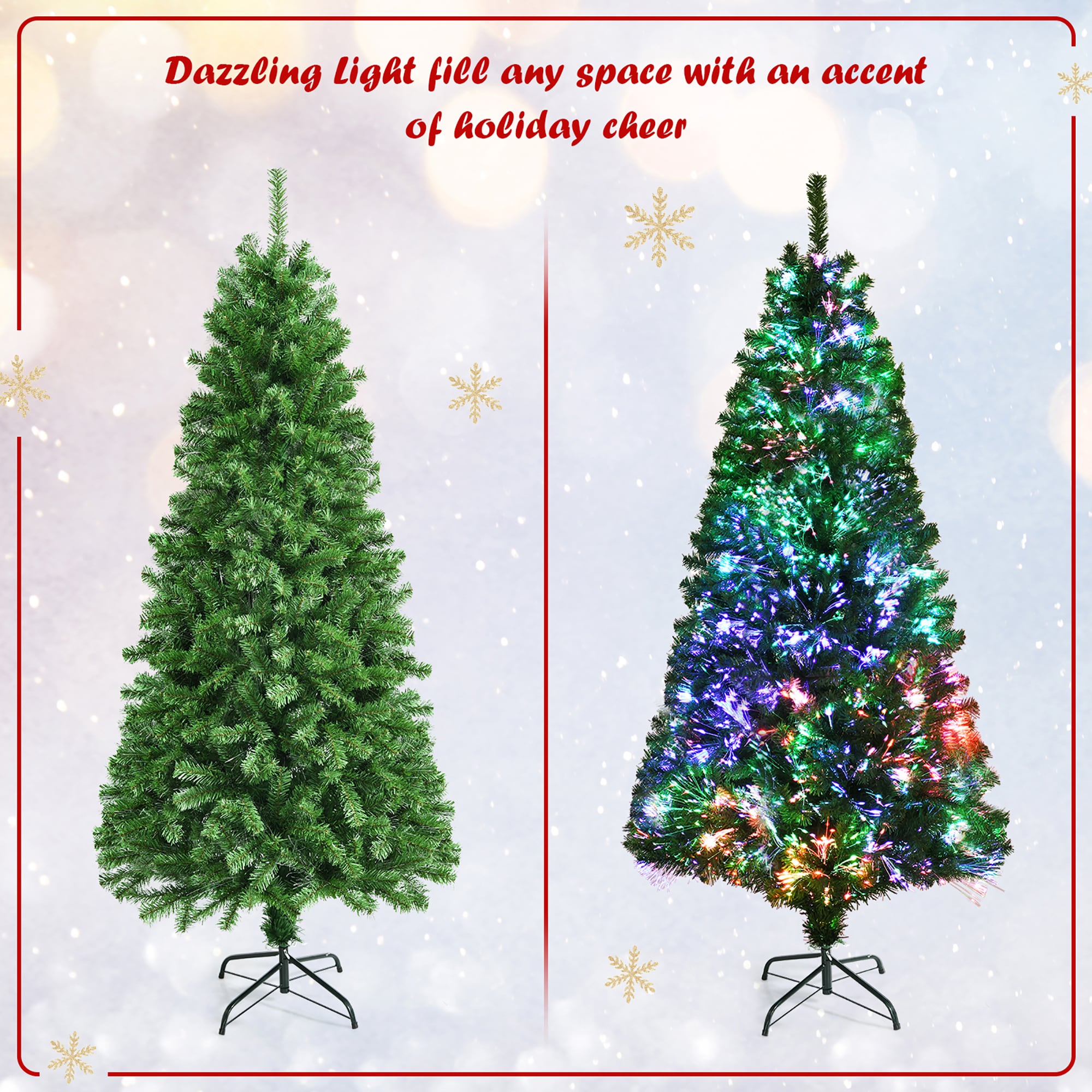 Costway CM23732US Artificial-Christmas-Trees - View #4