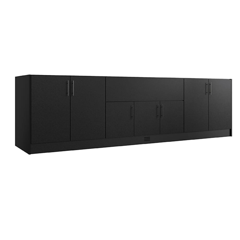 WeatherStrong WSE120I-MPB Miami 5 -Piece 121.25-in W x 28.5-in D x 34.5-in H Modular Outdoor Kitchen Set