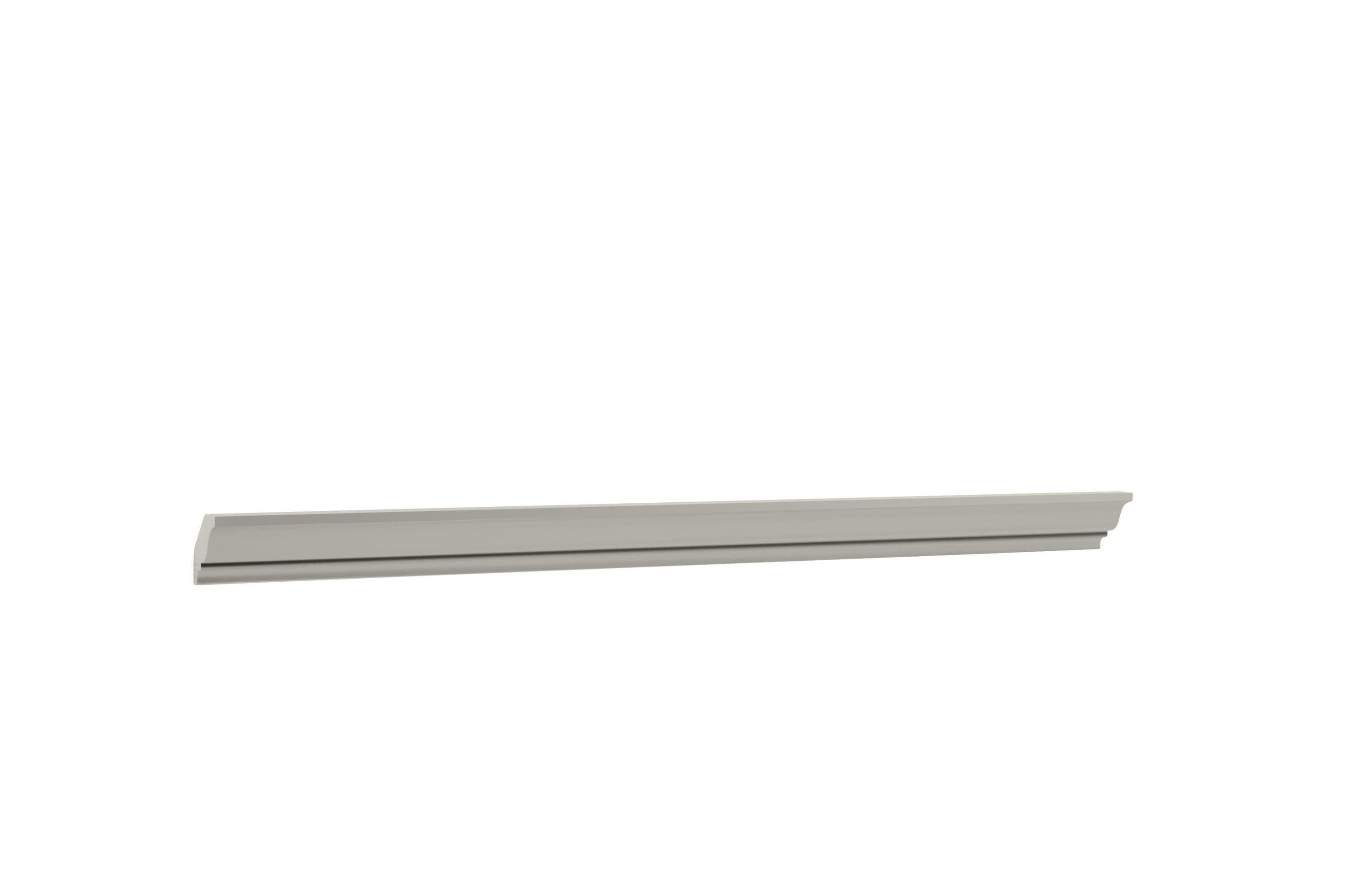 allen + roth 58603 Stonewall Cabinet Crown Moulding 94-in W x 1.125-in H x 1.125-in D Stone Painted