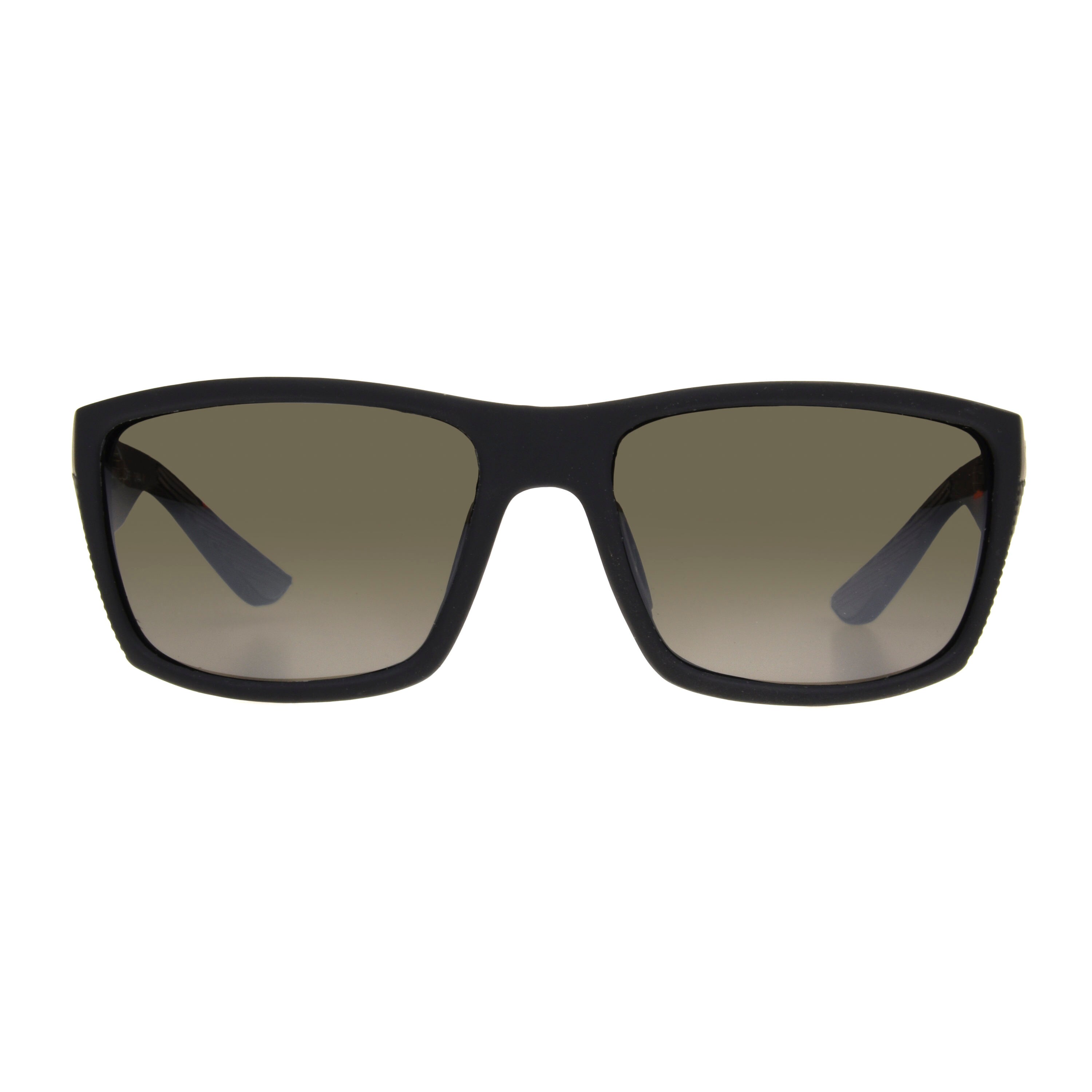 Foster Grant All Terrain 9 Mens Polarized Black Rubberized Plastic  Sunglasses at
