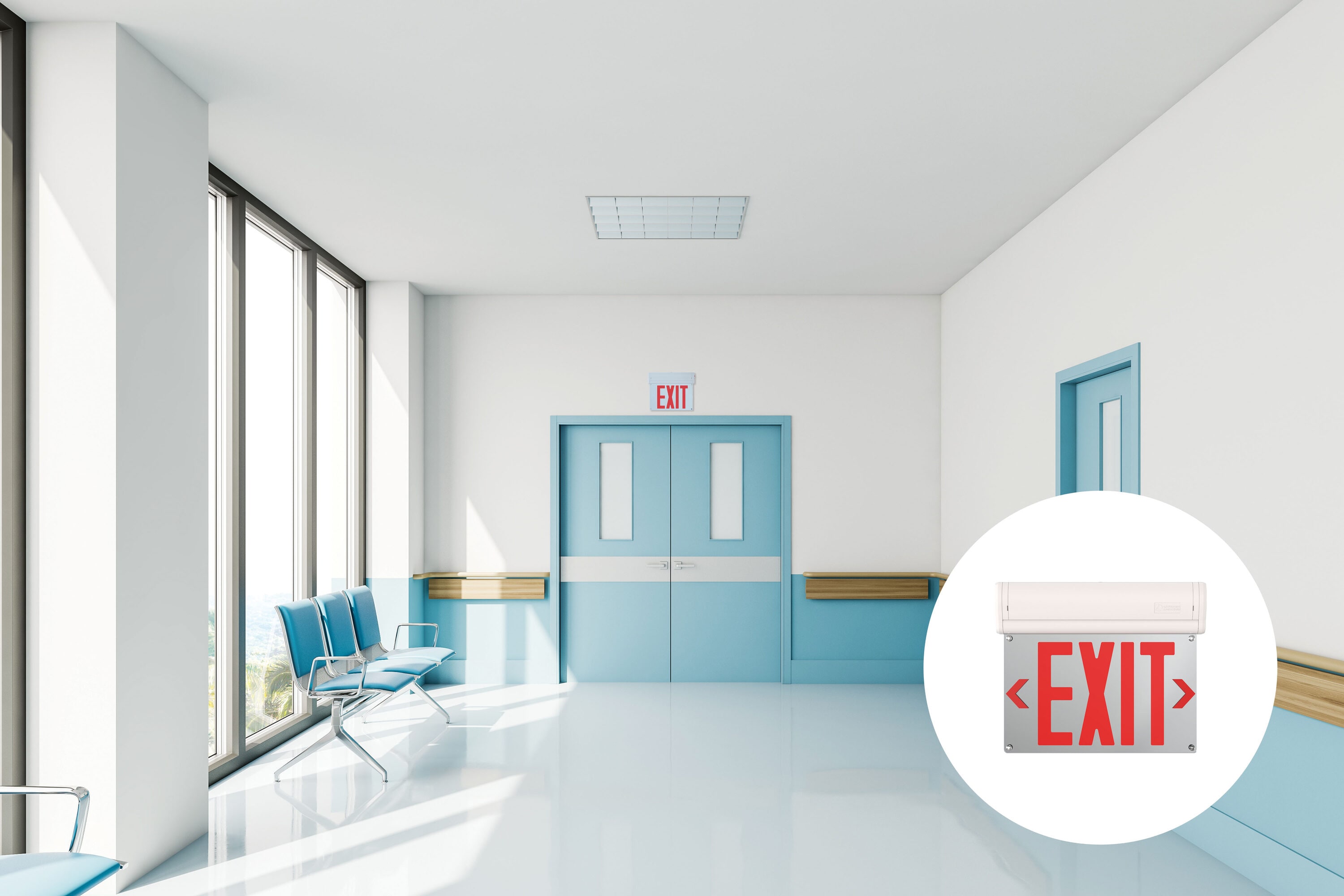 Lithonia Lighting BEWRUMM2 Emergency-Exit-Lighting - View #14