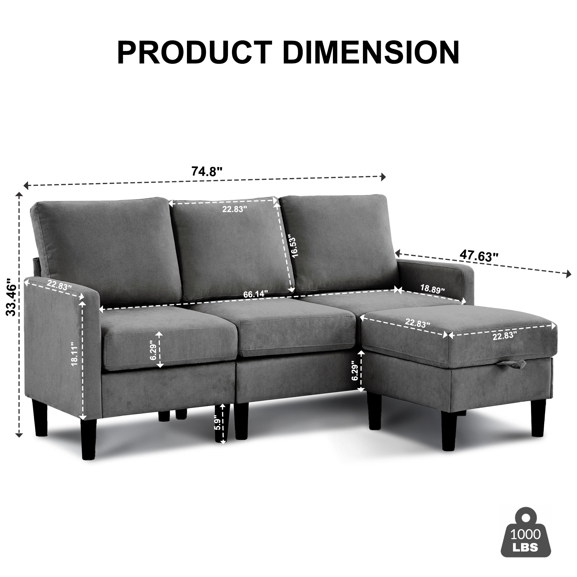 JEAREY SRJY-SH Sofas-Loveseats - View #9