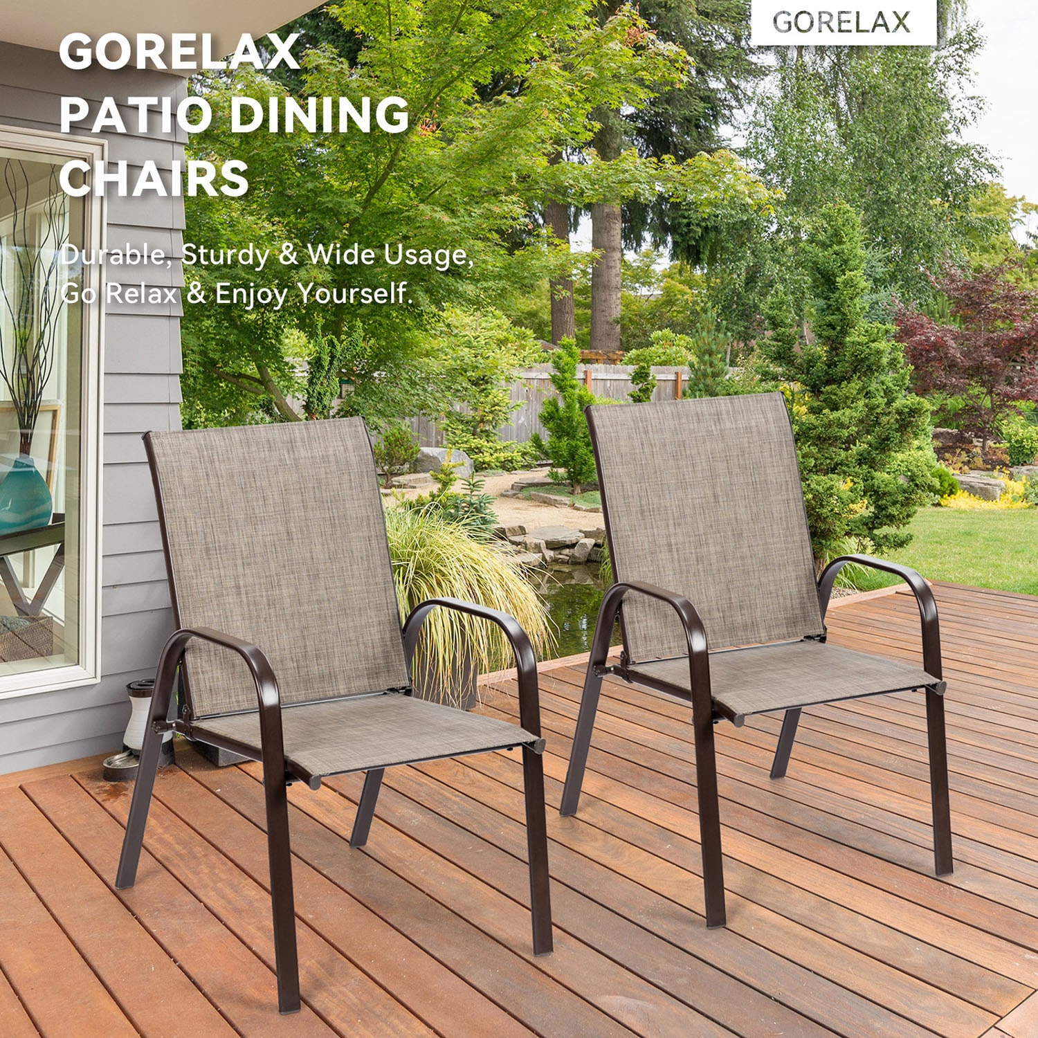 Clihome CL-GR-2-63630 Patio-Chairs - View #2