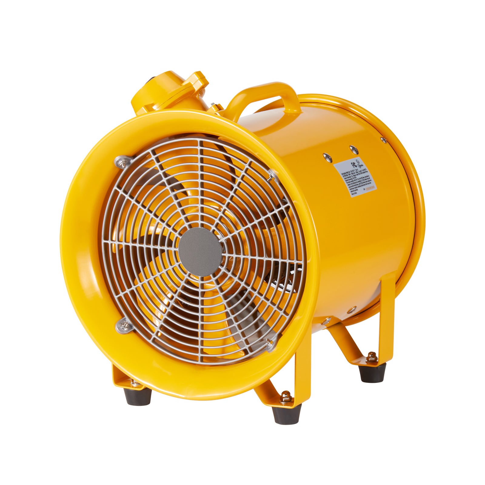 Dacicica Portable Ventilator 12 Heavy Duty Cylinder Fan 550W Strong ...