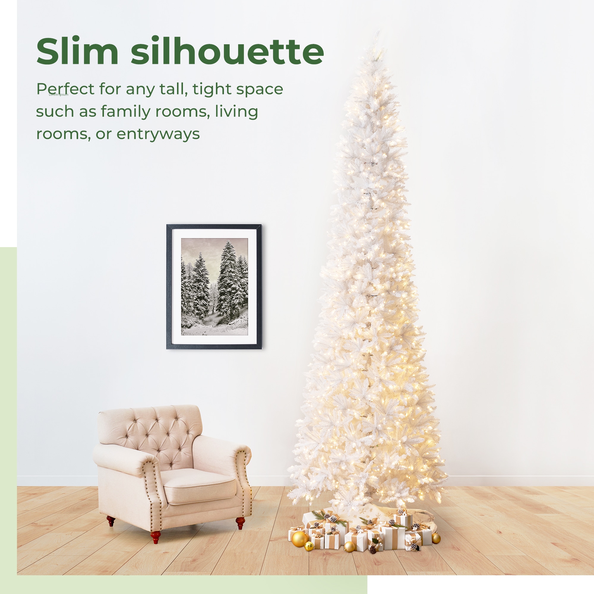 Nearly Natural T4535 Artificial-Christmas-Trees - View #10