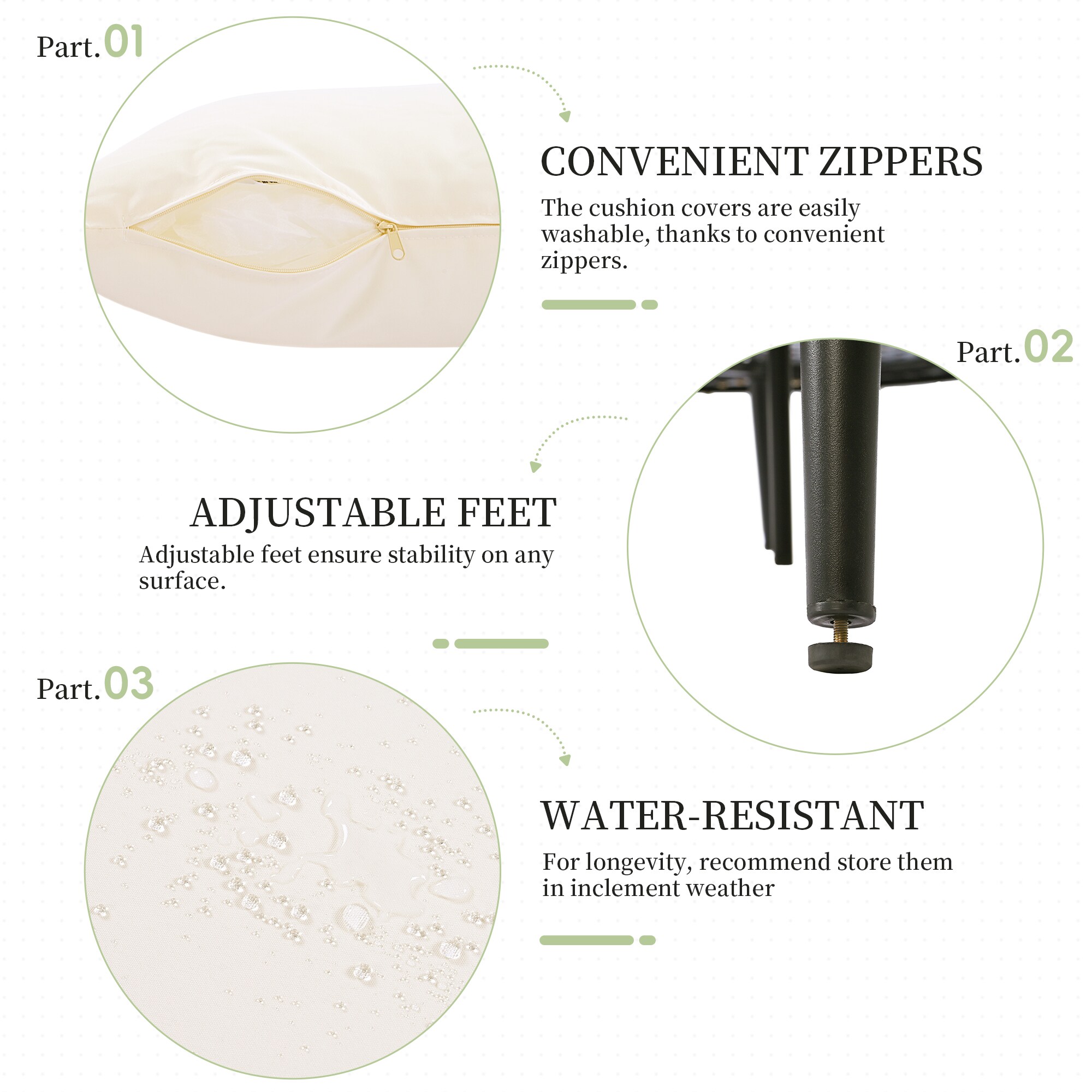 AHIOU HOME ZAAHG-0027AAAPS Patio-Sofas-Daybeds - View #10