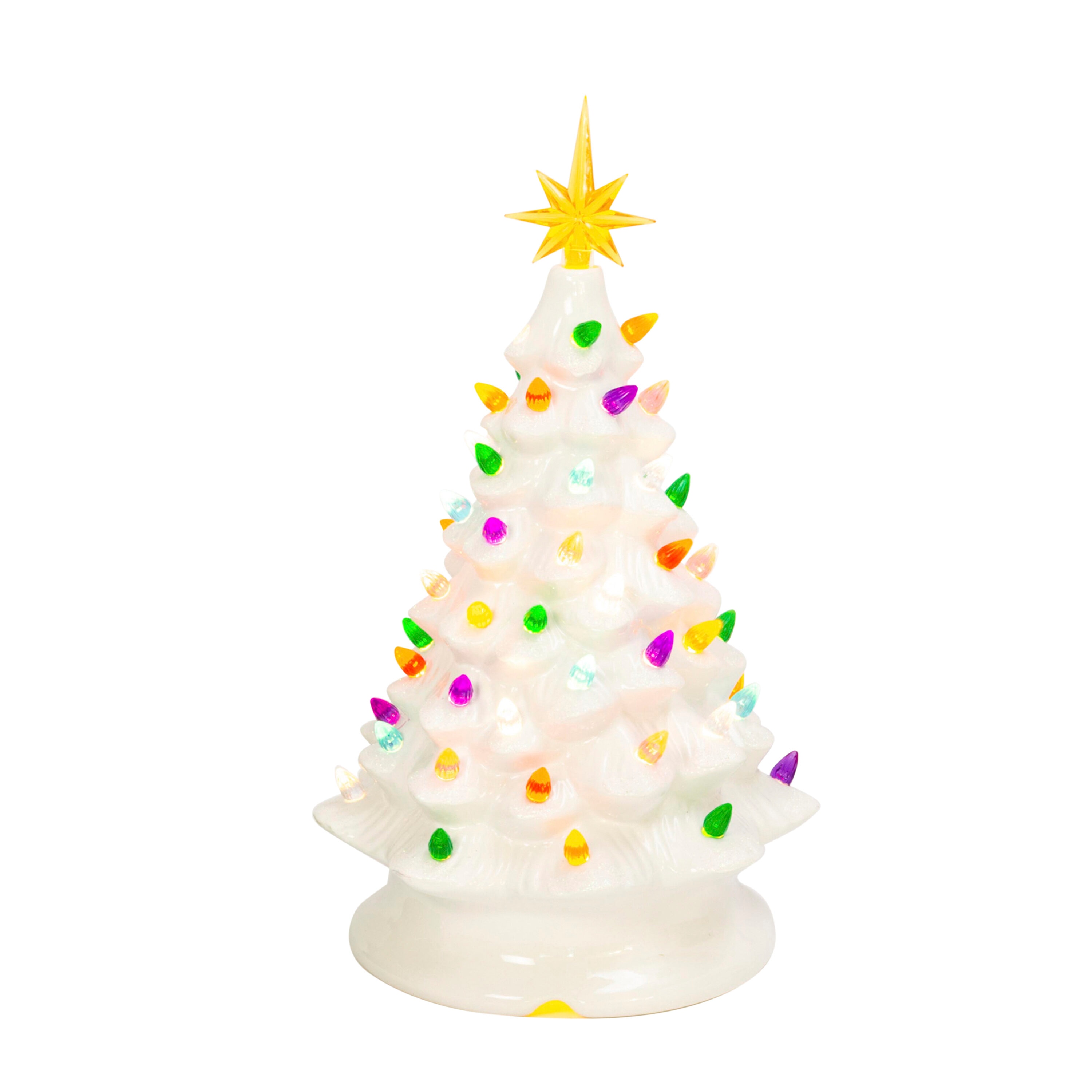Gerson International 2534180EC-WHITE Table-Christmas-Decorations - View #3