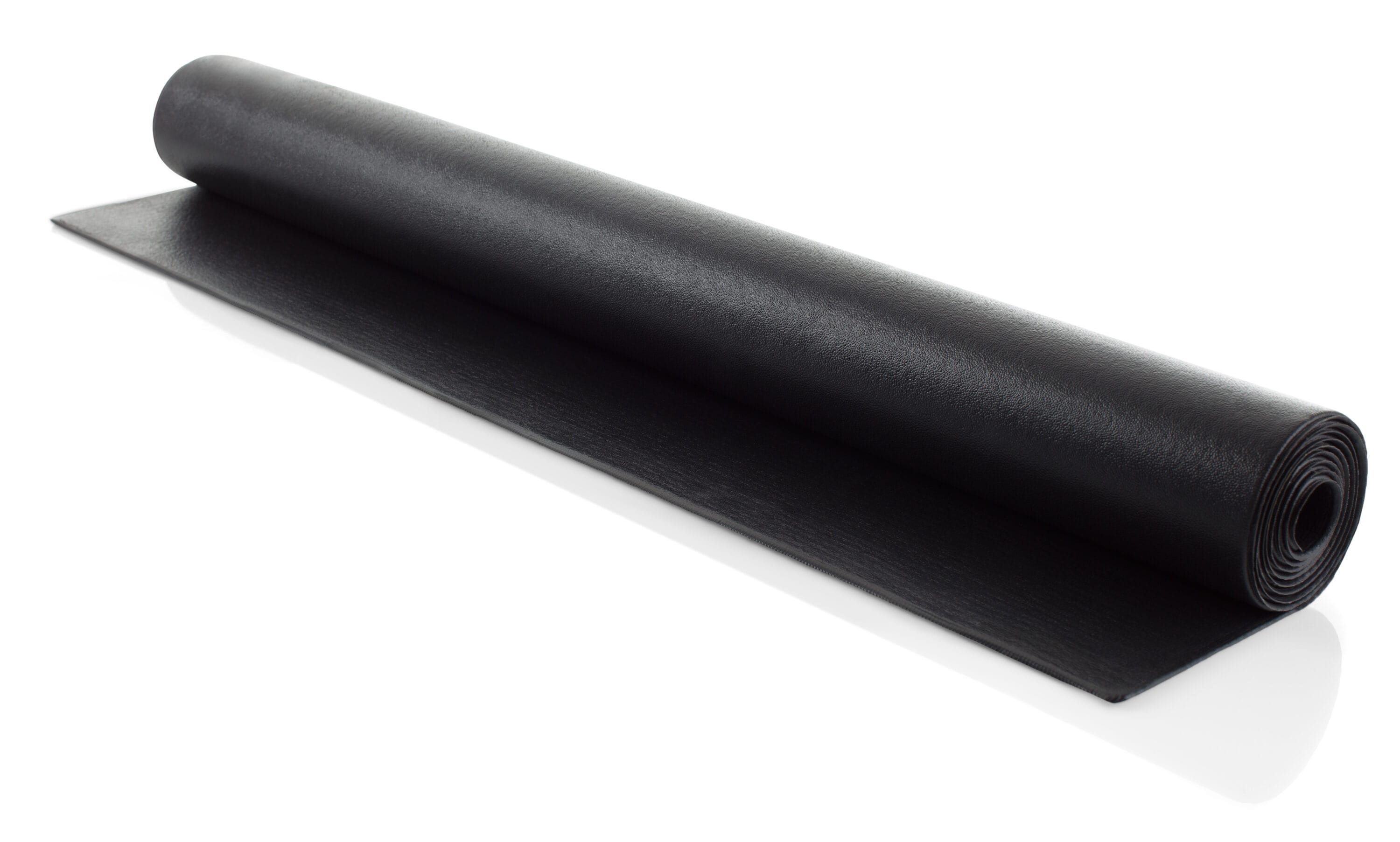 Rubber Cal Elliptical Mat Heavy-Duty Rubber Mat Black 3/16-Inch x 4ft x 6.5ft