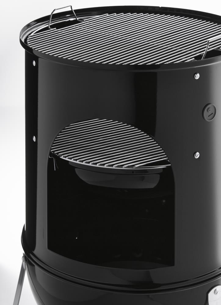 Weber 286-Sq in Black Vertical Charcoal Smoker