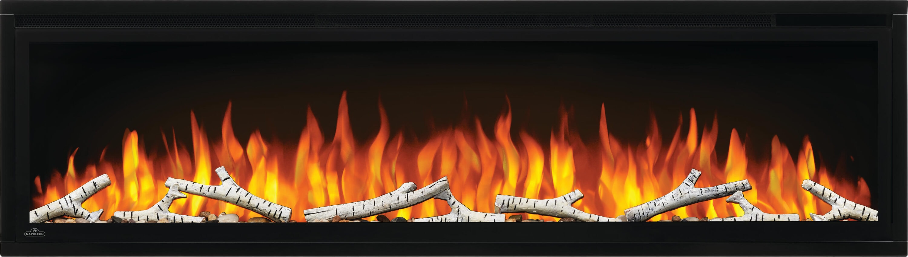 Style Selections 20.7-in W 5200-BTU Black Electric Fireplace Logs with  Heater and Thermostat Remote Control Included in the Electric Fireplace  Logs department at