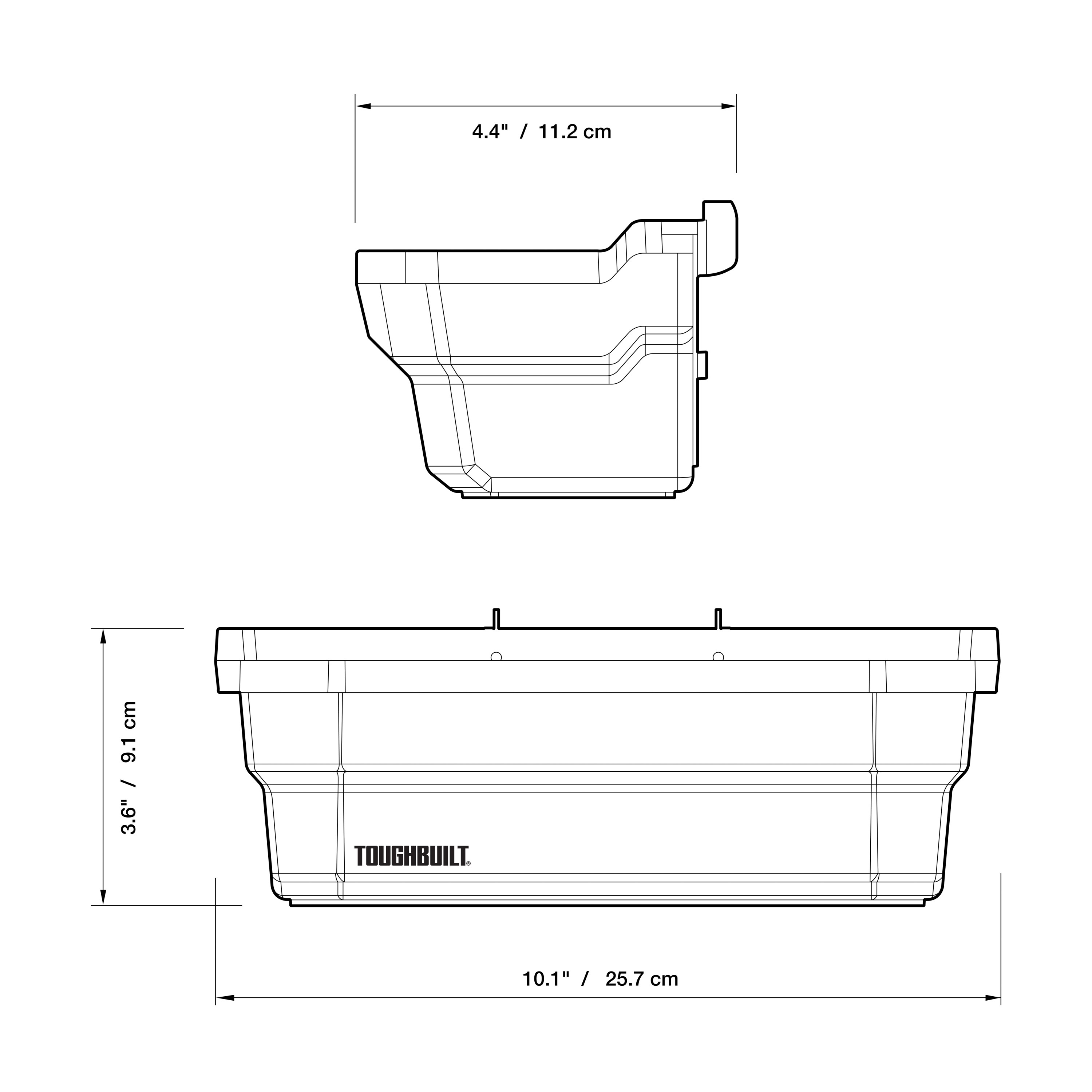 TOUGHBUILT TB-G1-A40-10 Garage-Storage-Rail-Sys-Acc - View #16