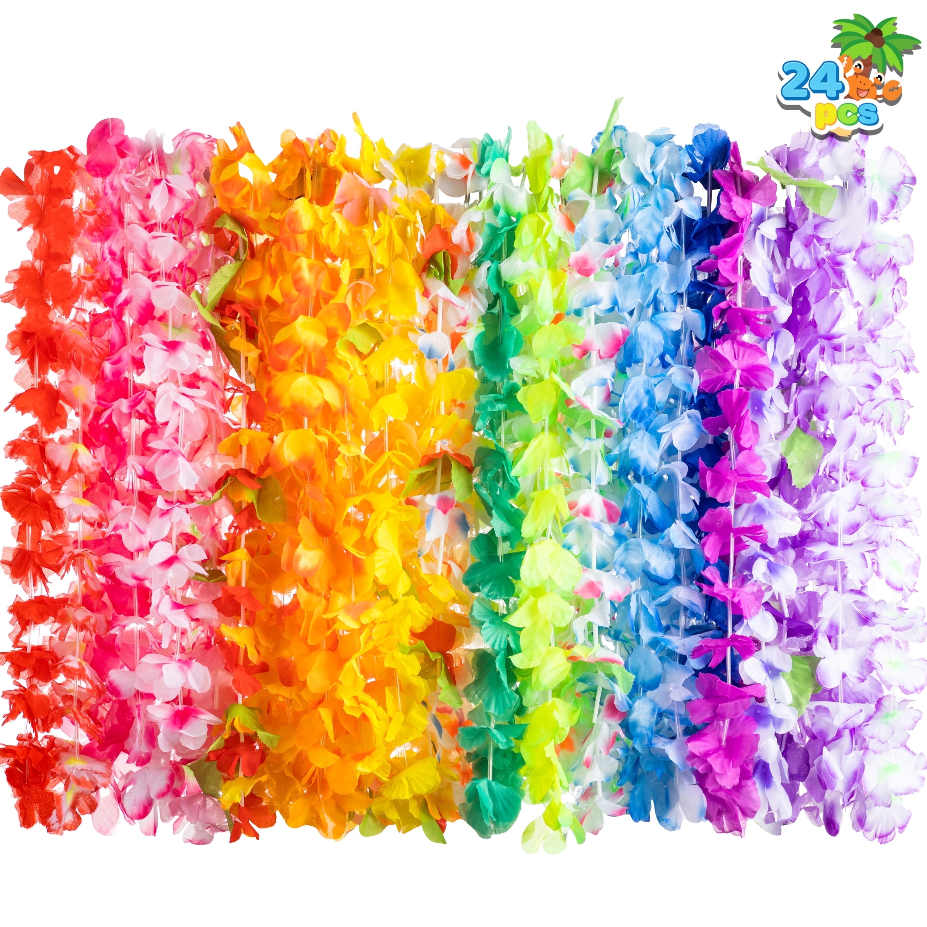Joyfy 24 Counts Hawaiian Leis Bulk