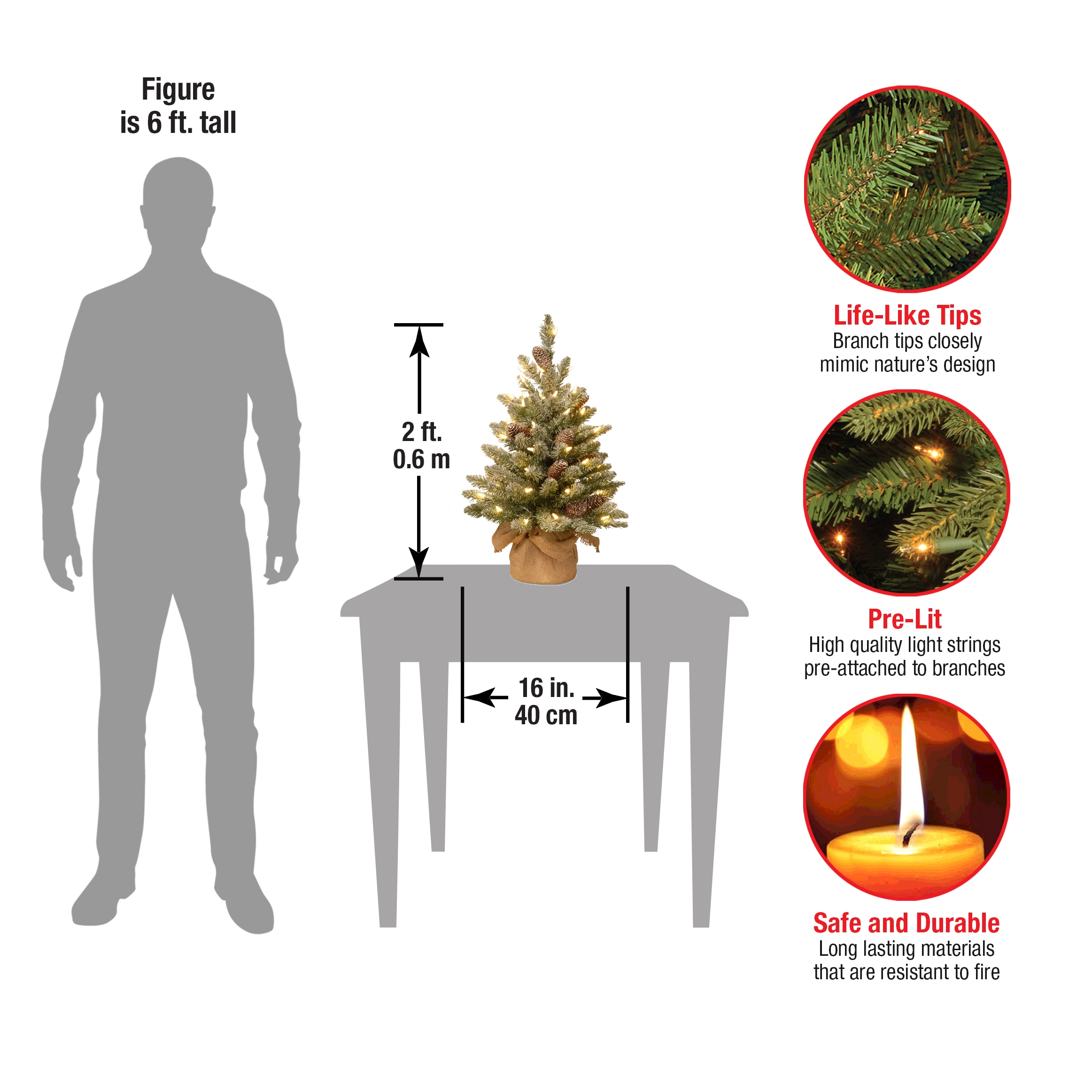 National Tree Company SR1-328-20-B1 Artificial-Christmas-Trees - View #6