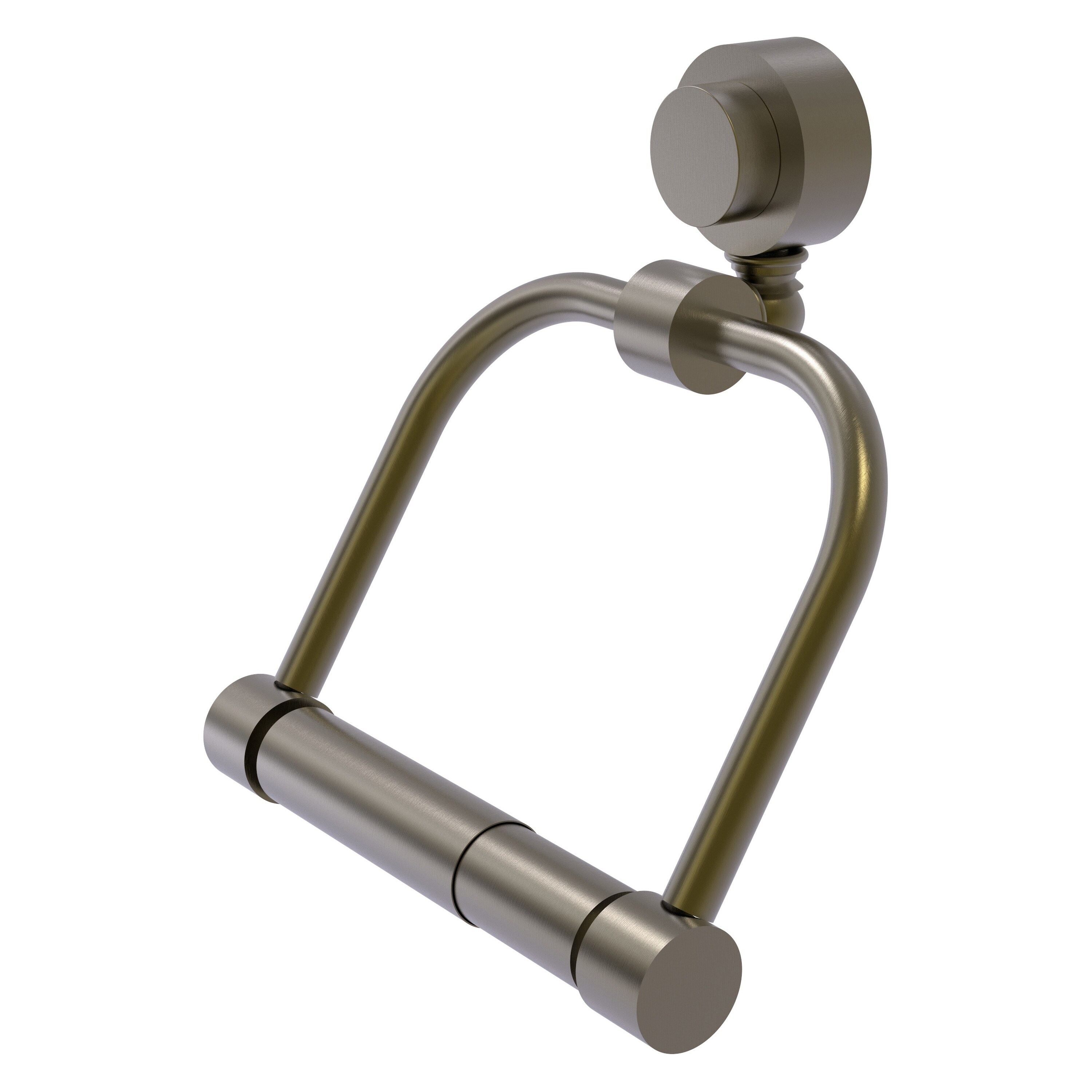 Allied Brass 424-ABR Venus Antique Brass Wall mount Double post Toilet Paper Holder 1 -Rolls
