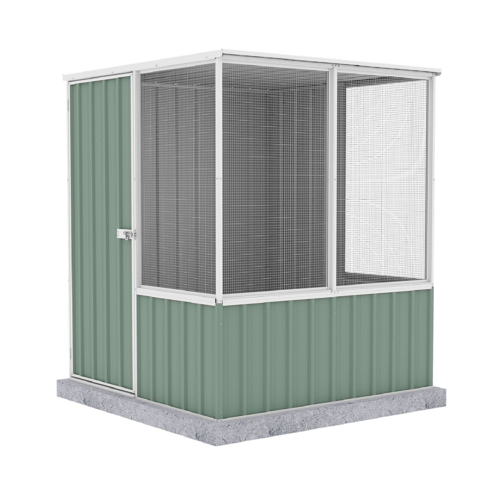 ABSCO AB1201 Green Metal Chicken coop