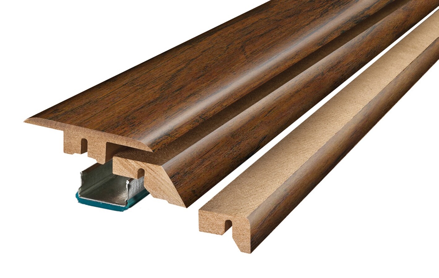 Project Source MG001138 Cambridge 0.75-in T x 2.37-in W x 78.7-in L Laminate wood Multi-purpose Floor Moulding