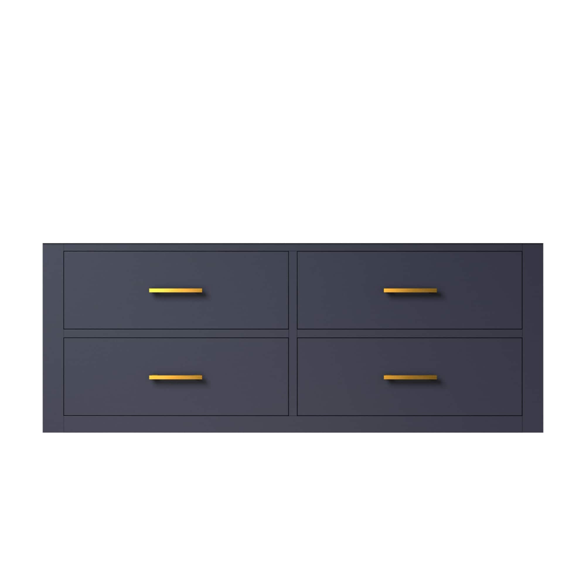 Lexora LVSO48SE000 Southold 48-in Blue Floating Bathroom Vanity Base Cabinet without Top