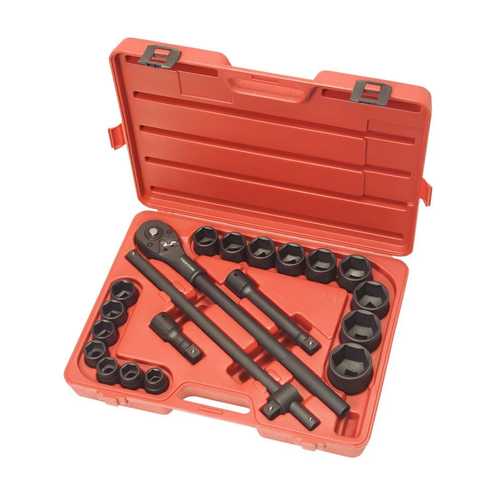TEKTON 21-Piece Standard (Sae) 3/4-in Drive 3/4-in 6-point Impact Socket Set