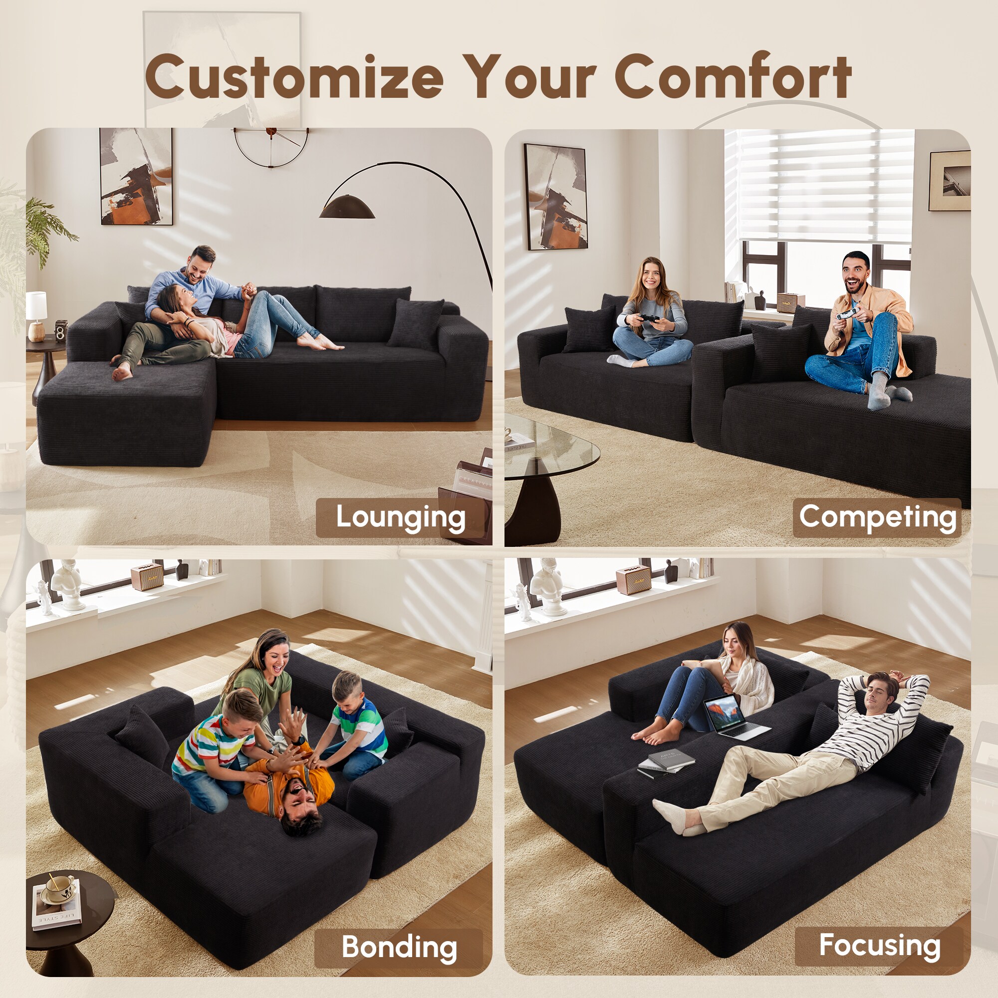 Pouuin SVI40L Sofas-Loveseats - View #7