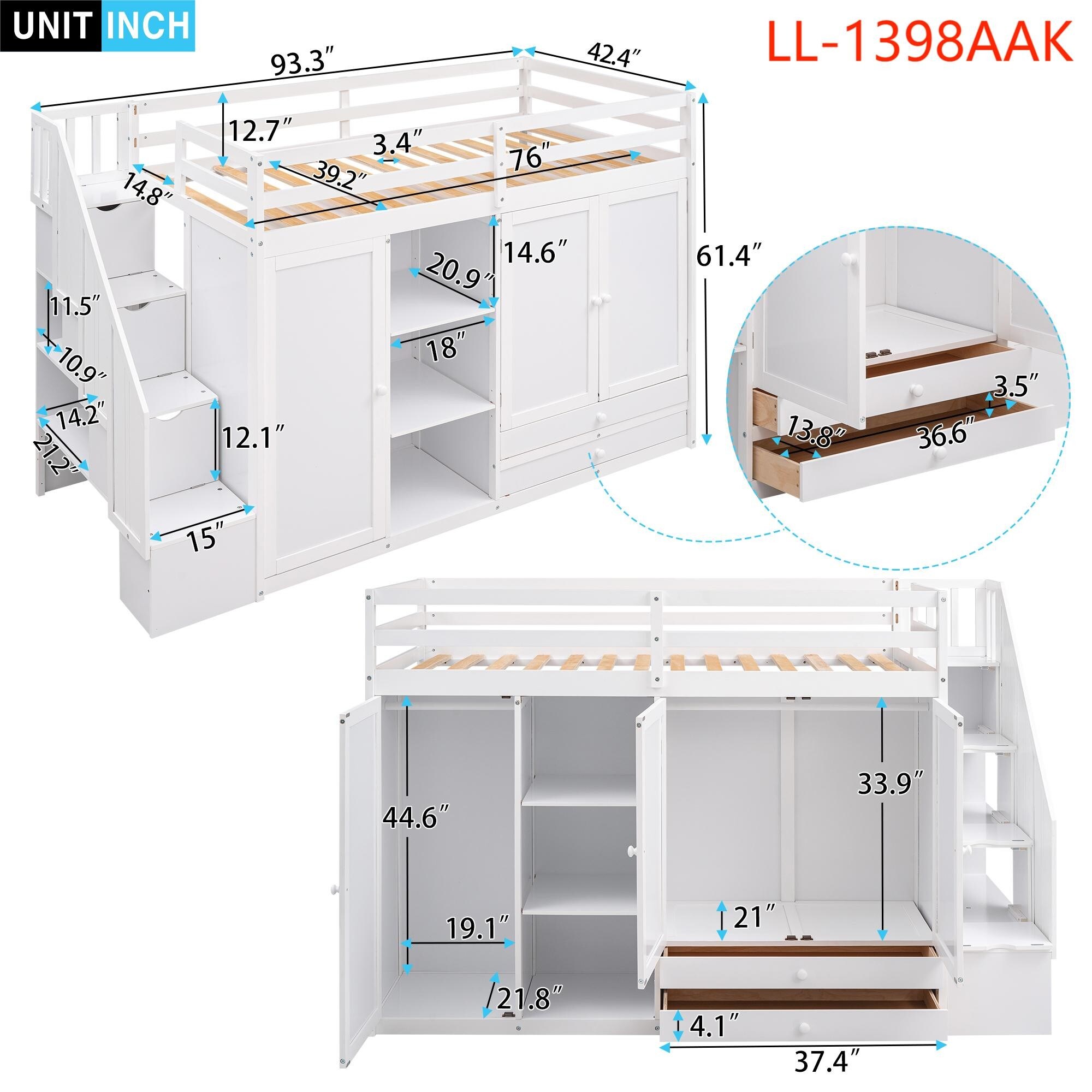 Yiekholo LL-1398AAK Bunk-Beds - View #8