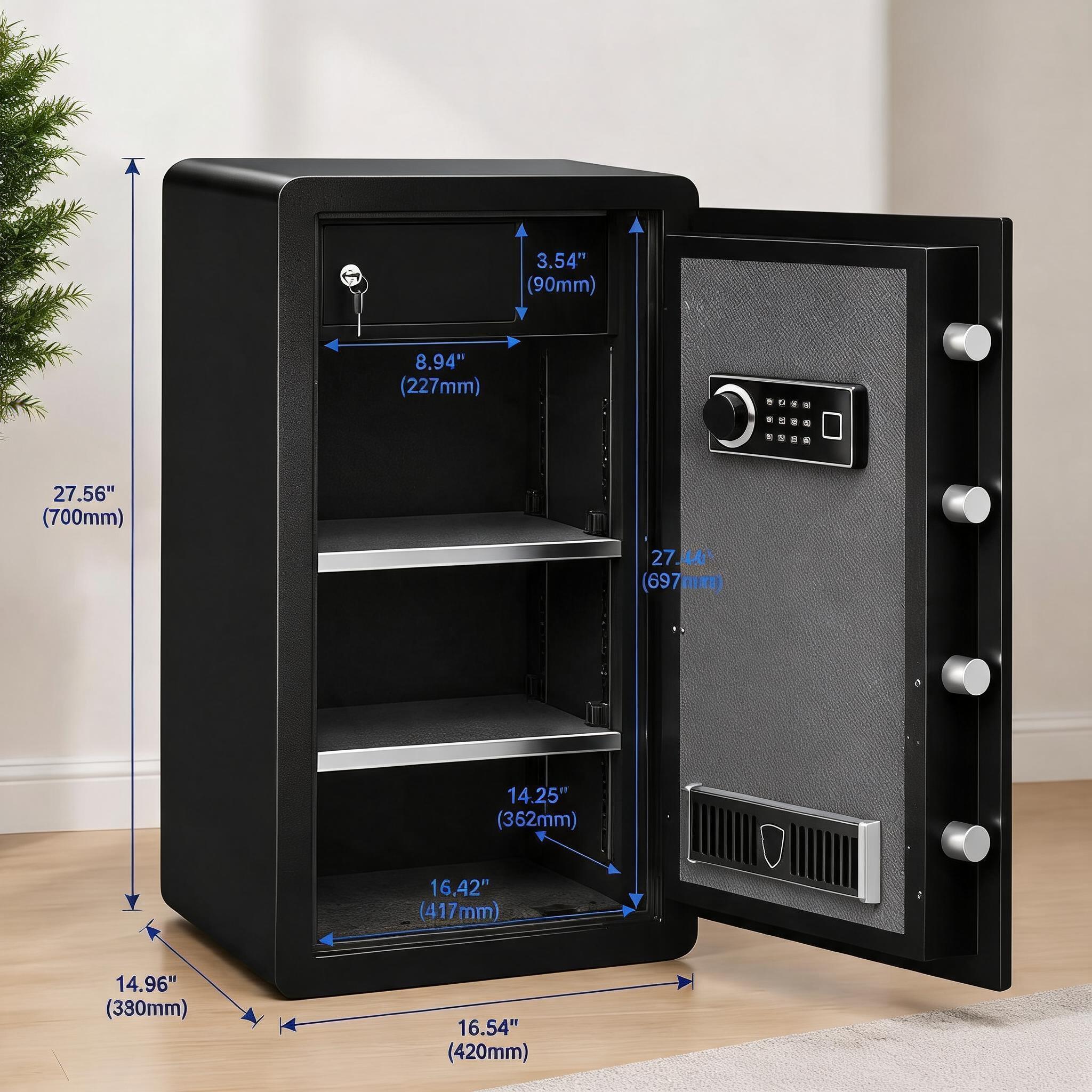 Garvee BZIE3WH5SMSZ1MB0 Cash-Check-Safes - View #7