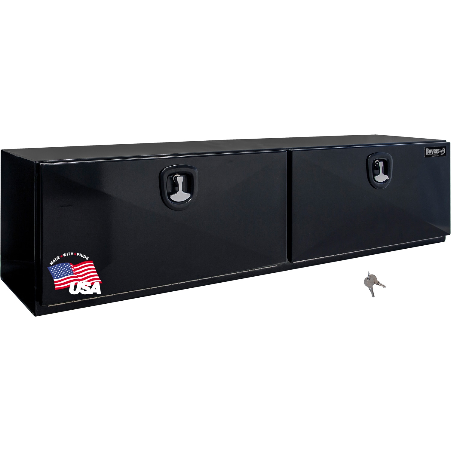 Buyers Products 1752836 96-in x 18-in x 18-in Black Steel Steel Top mount Truck Tool Box