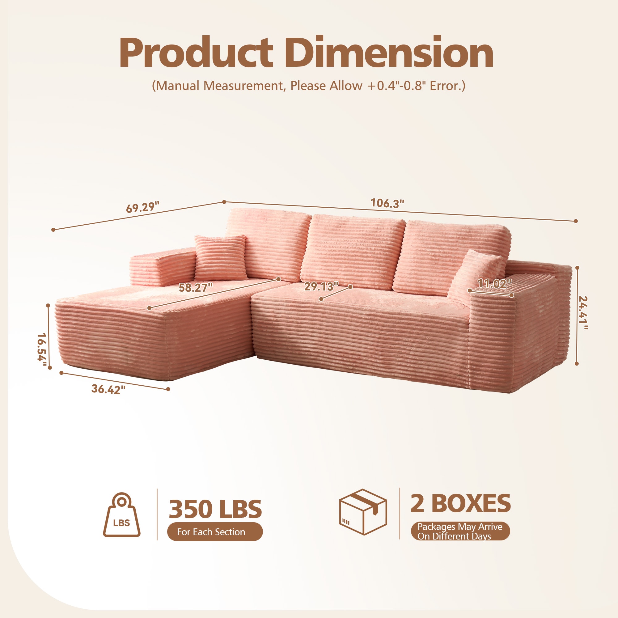 weaxty HMB2V810L Sofas-Loveseats - View #2