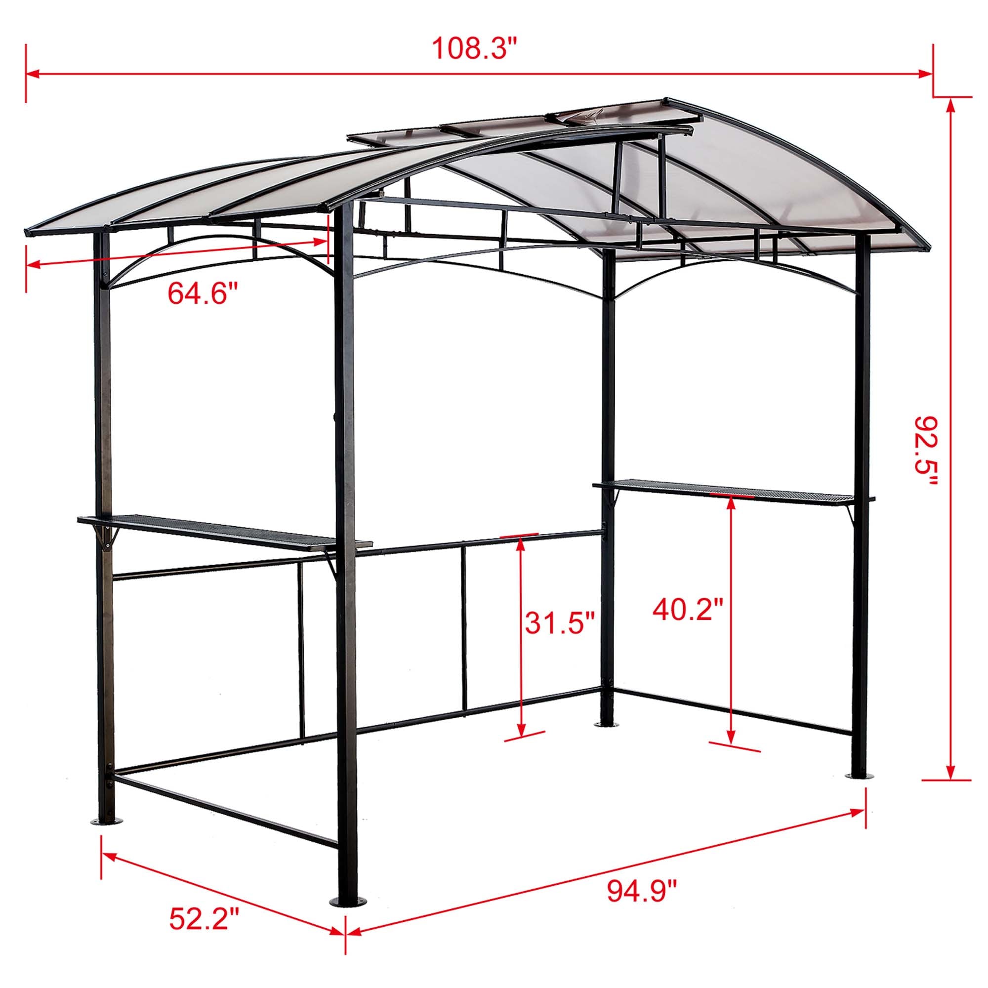 Clihome CL-HG61E1375C carports - View #2