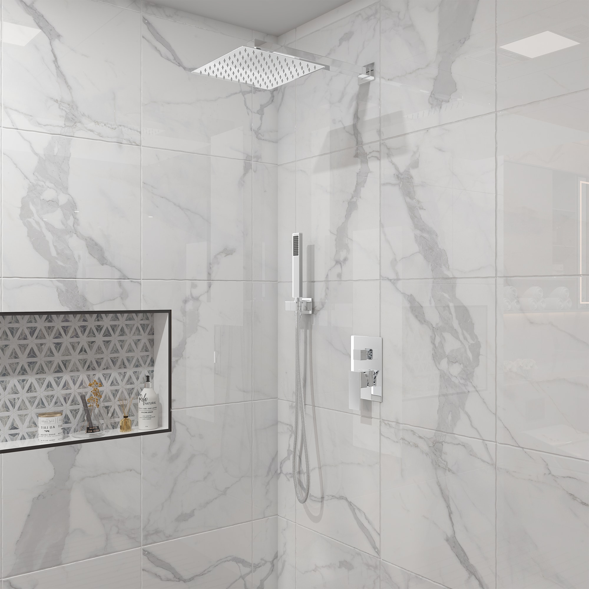 CASAINC OY-98A1002-BG Showerhead-Bar-Panels - View #2