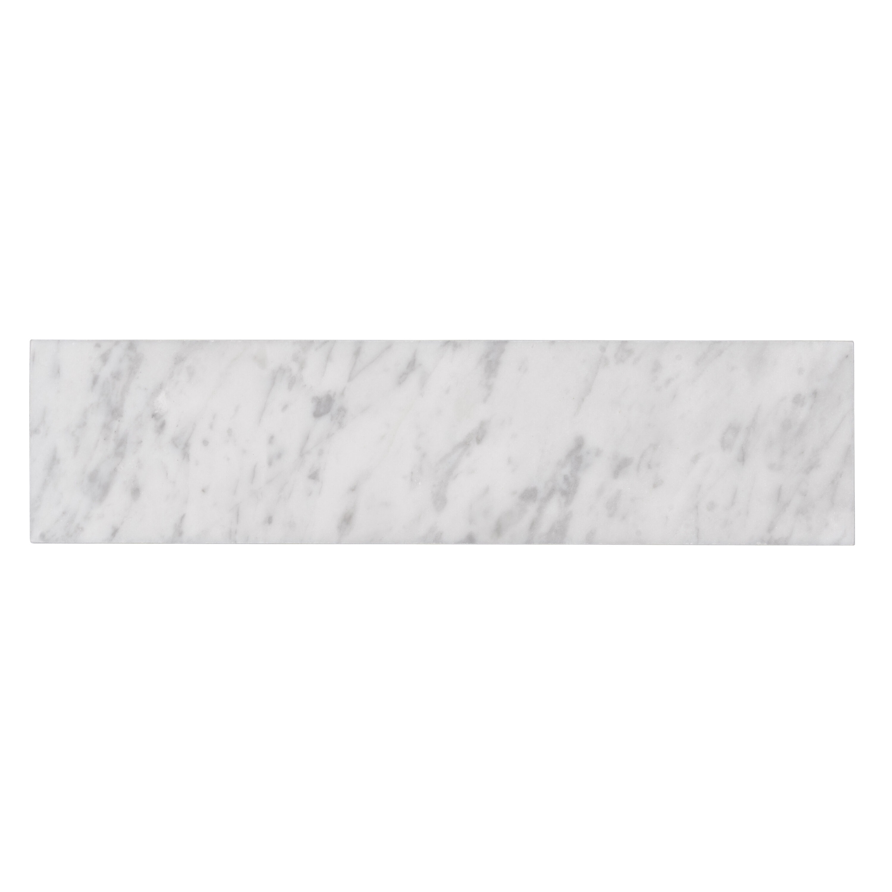 Apollo Tile Grandis Gray 4-in x 16-in Honed Natural Stone Marble Subway Floor and Wall Tile (4.44-sq. ft/ Carton)