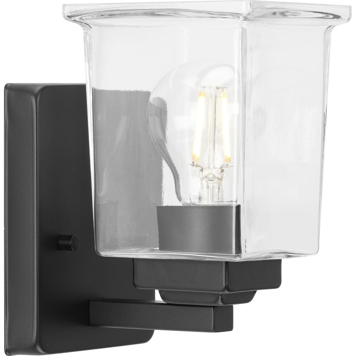 Progress Lighting P300377-31M Gilmour 4.5-in 1 -Light Matte Black Craftsman Vanity light