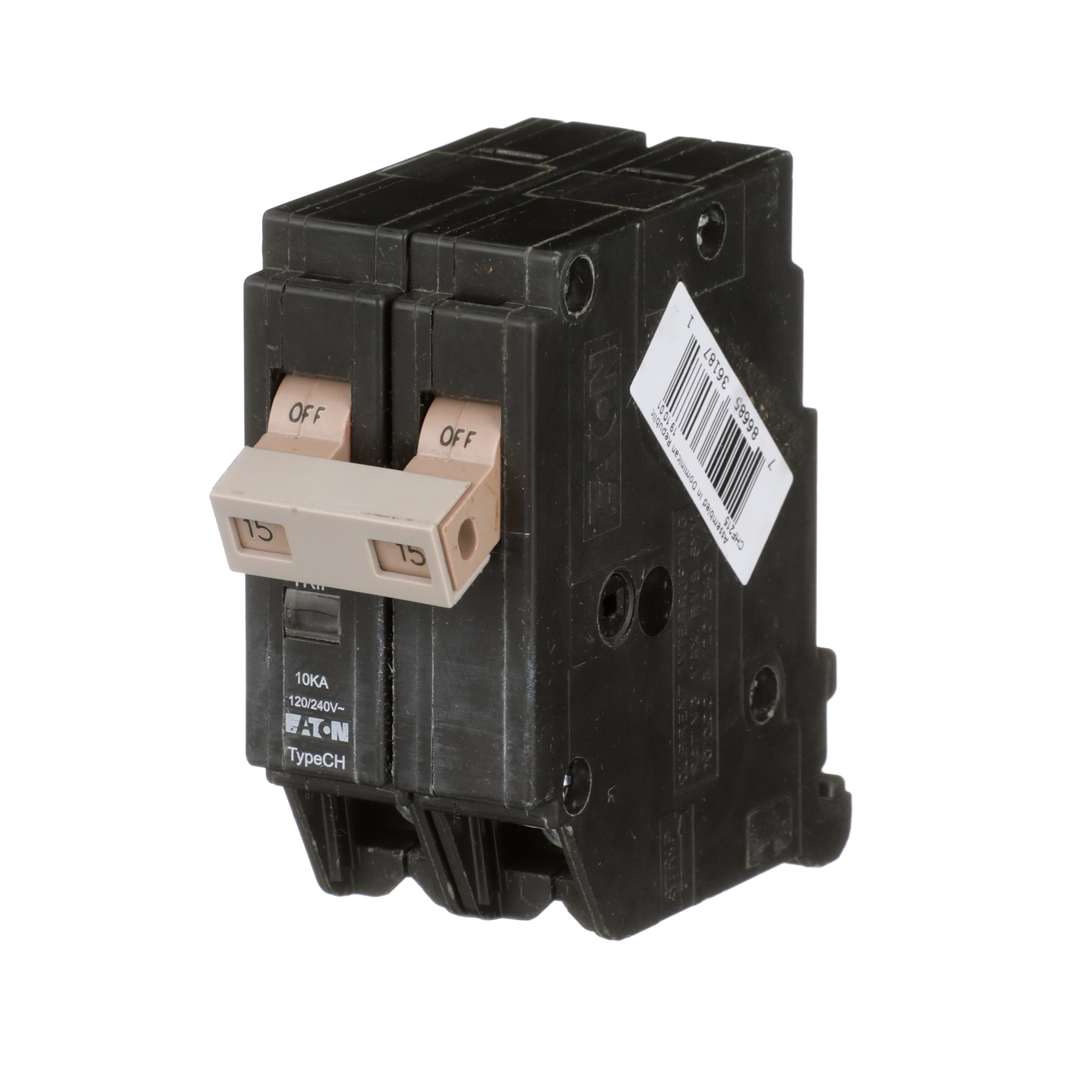 15 AMP 2 POLE CARLINGSWITCH A-Series cIRCUIT Breaker AF2-X0-02-314-1H1-D 15-amp 