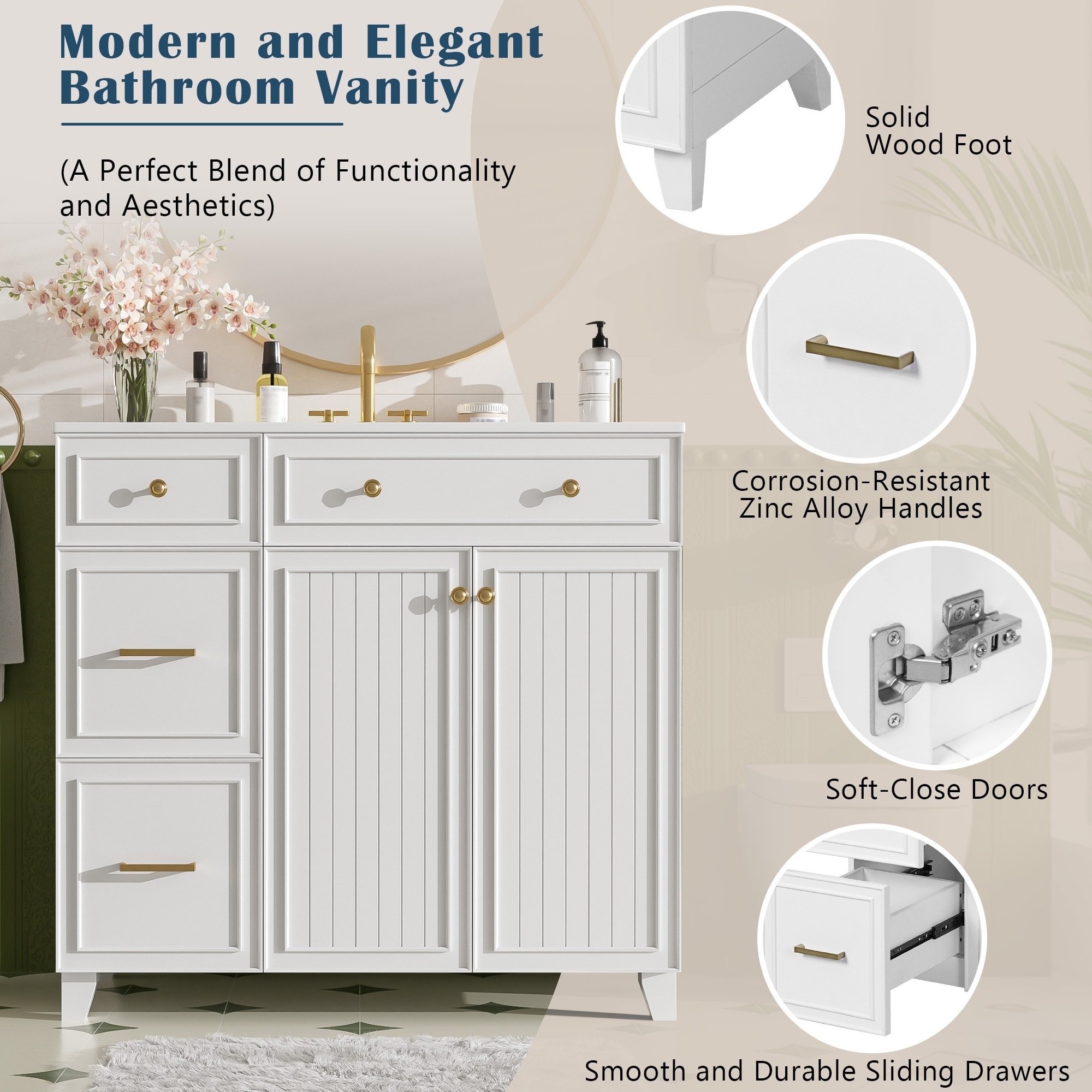 Dexmalle N729P289163K Bath-Vanity-Combo - View #3